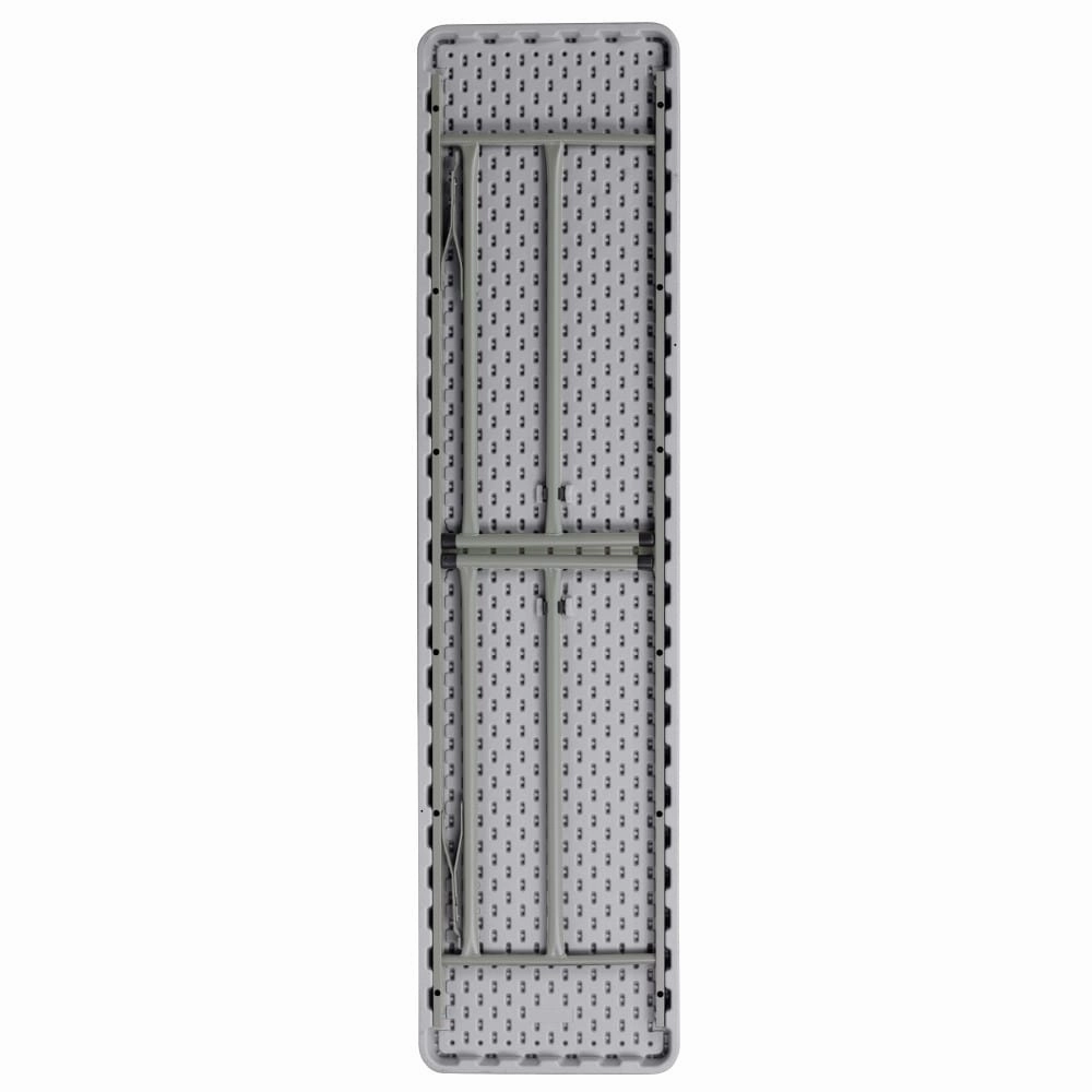 6-Foot Rectangular Granite White Plastic Folding Training Table