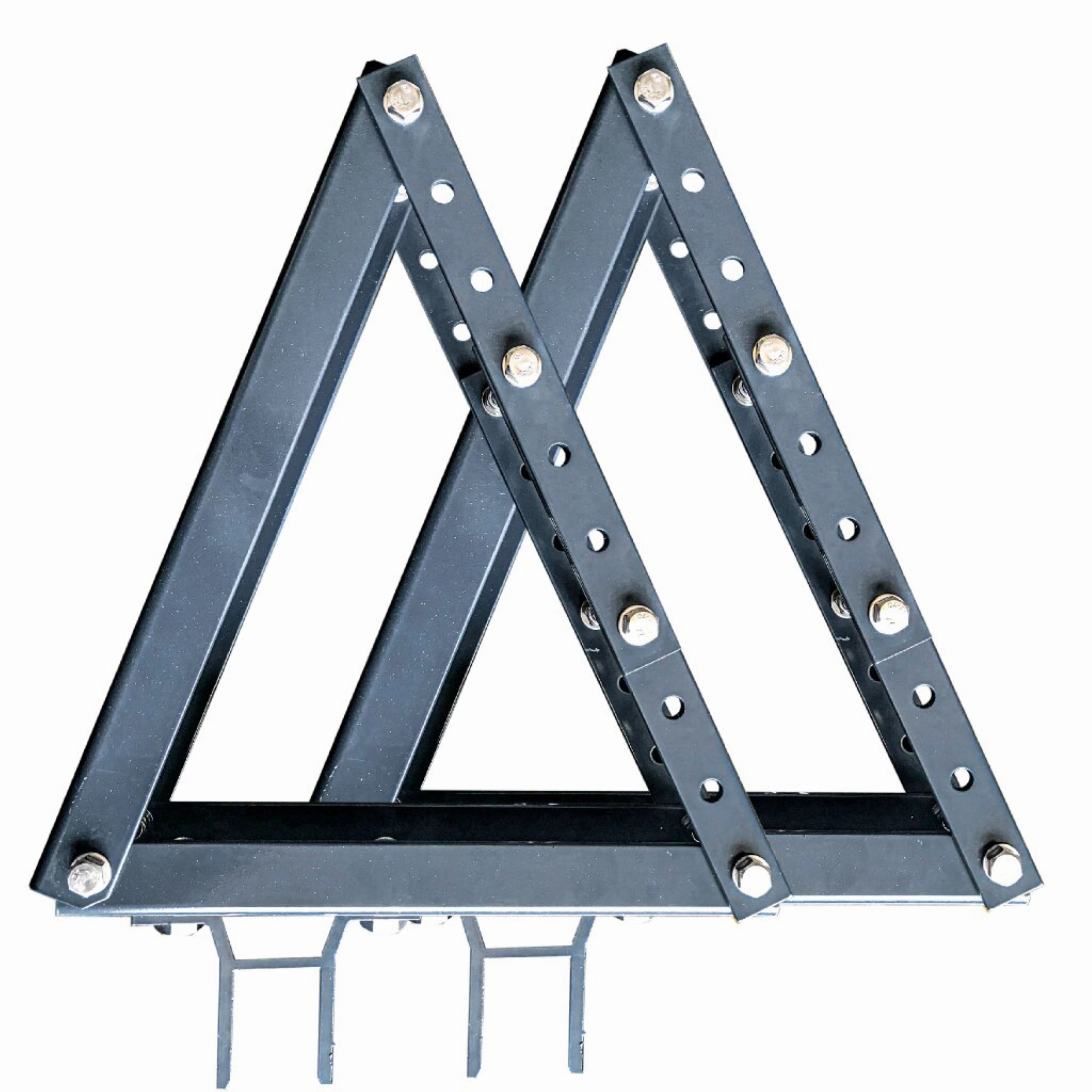 ALEKO Roof Bracket for Half Cassette Awnings Dark Gray Set of 2