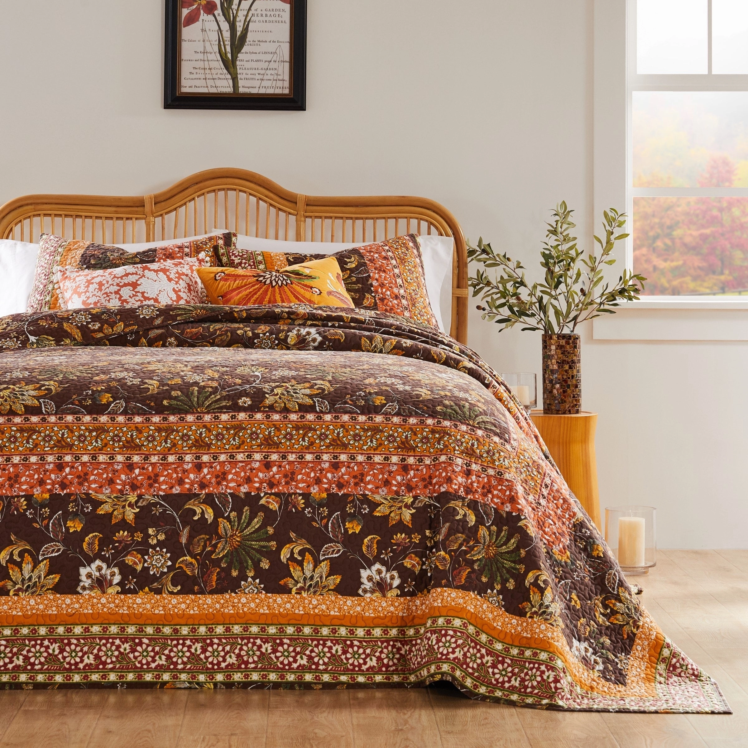 Barefoot Bungalow Audrey Cotton-Rich Reversible Quilted Bedding Set