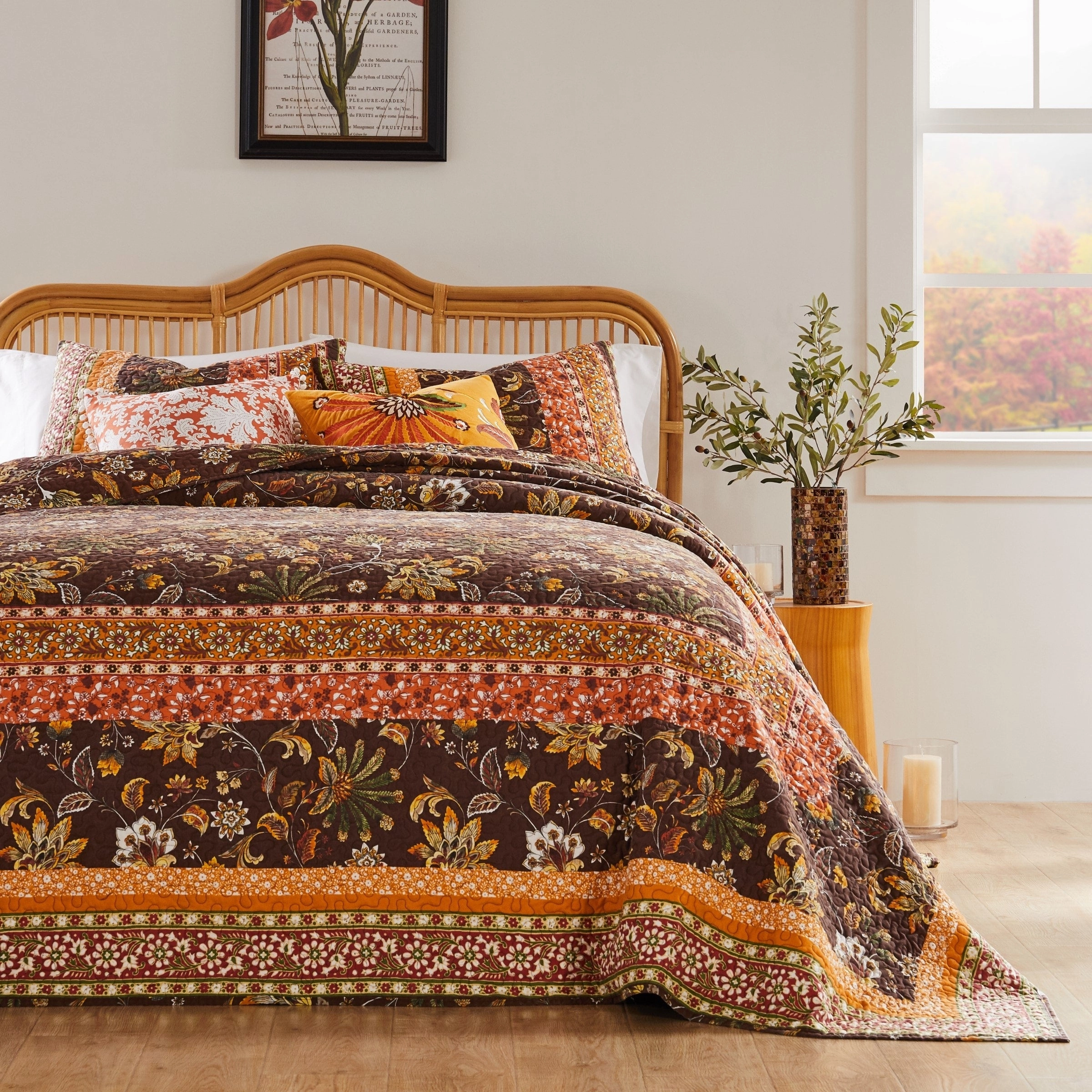 Barefoot Bungalow Audrey Cotton-Rich Reversible Quilted Bedding Set