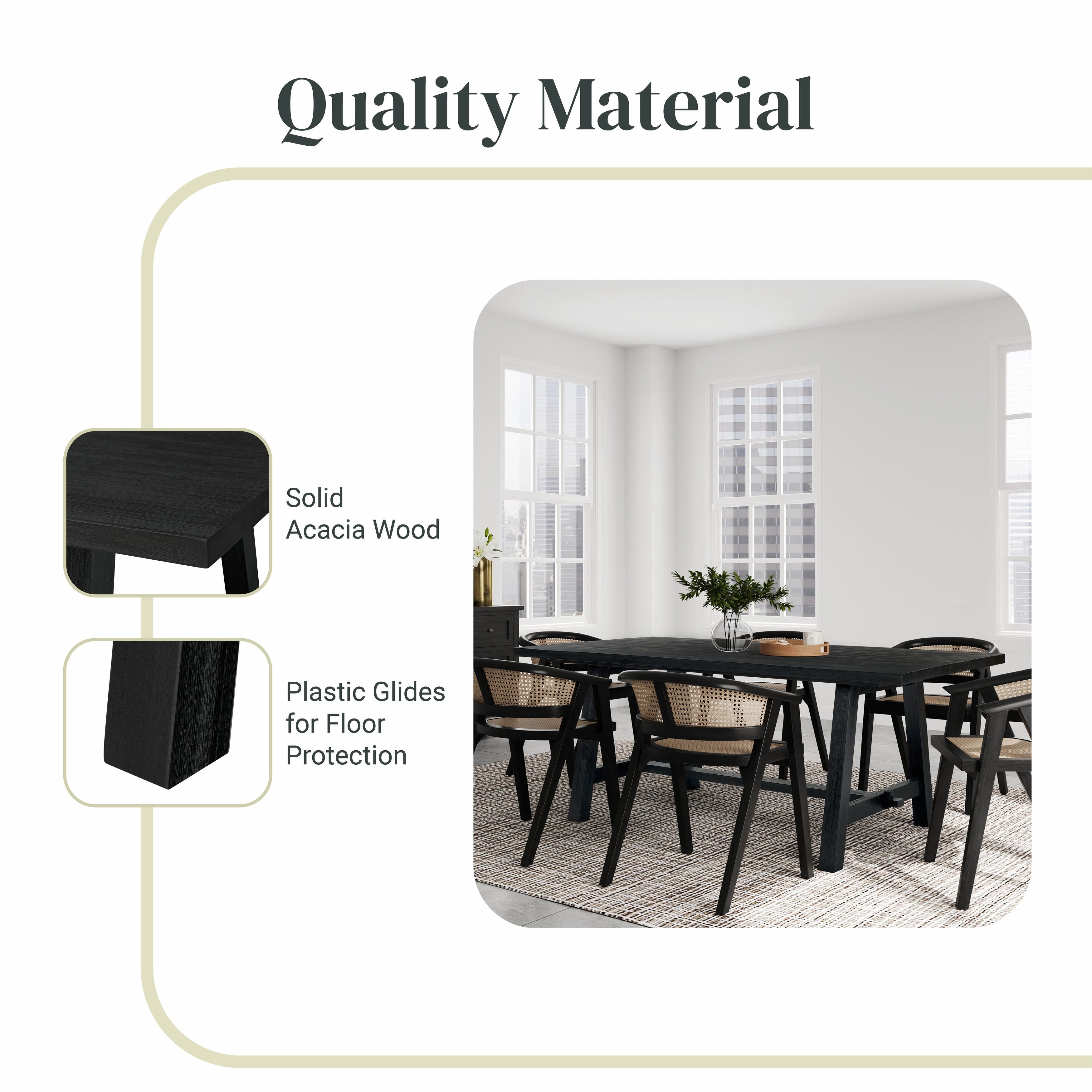 Bedford 79 Rectangular Dining Table A Base