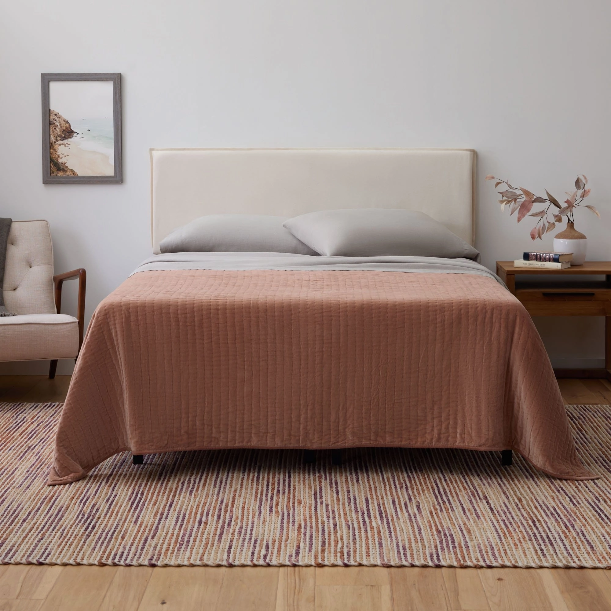 Brookside Faye Upholstered Pillow Headboard