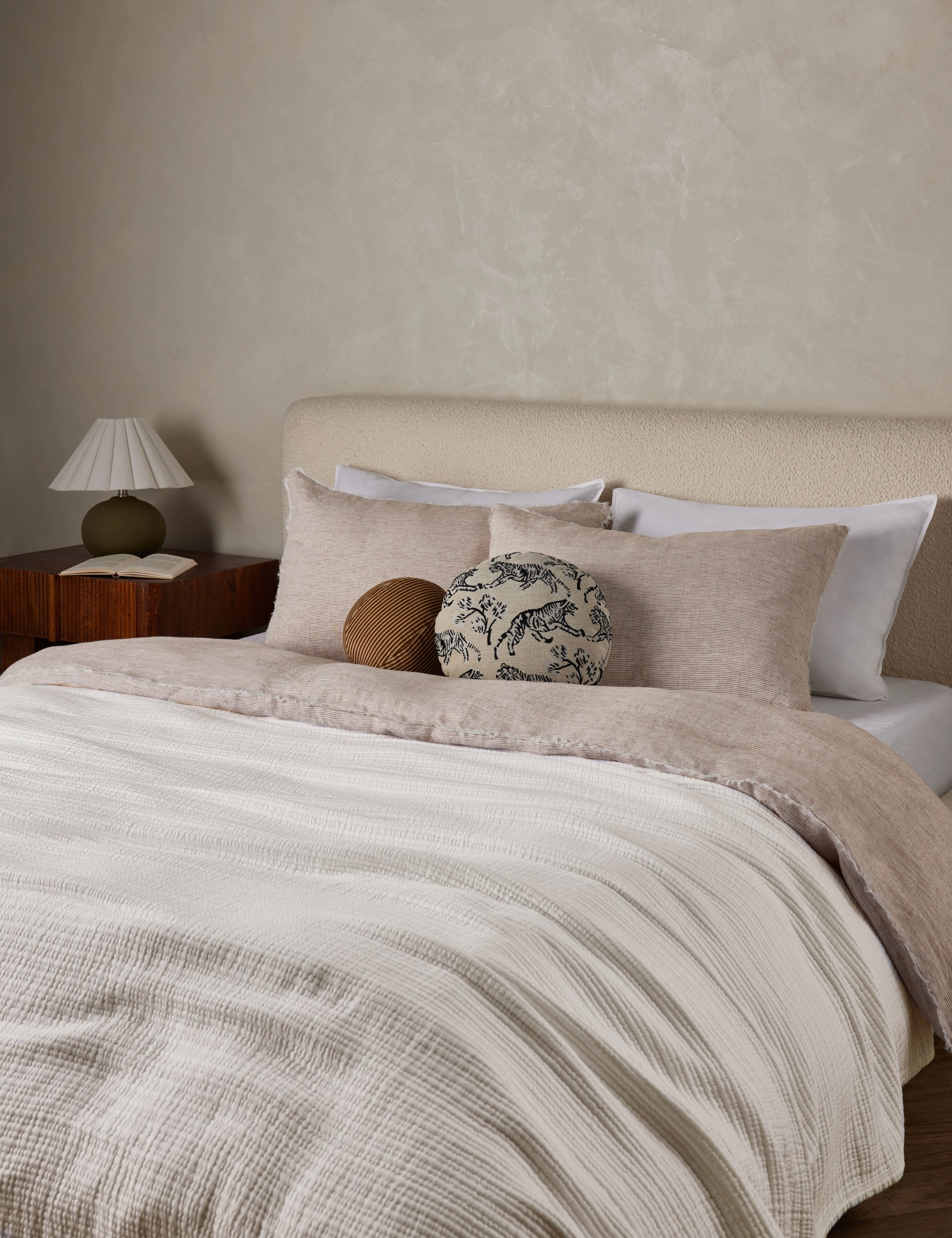 Chatham Cotton Matelasse Coverlet by Pom Pom at Home