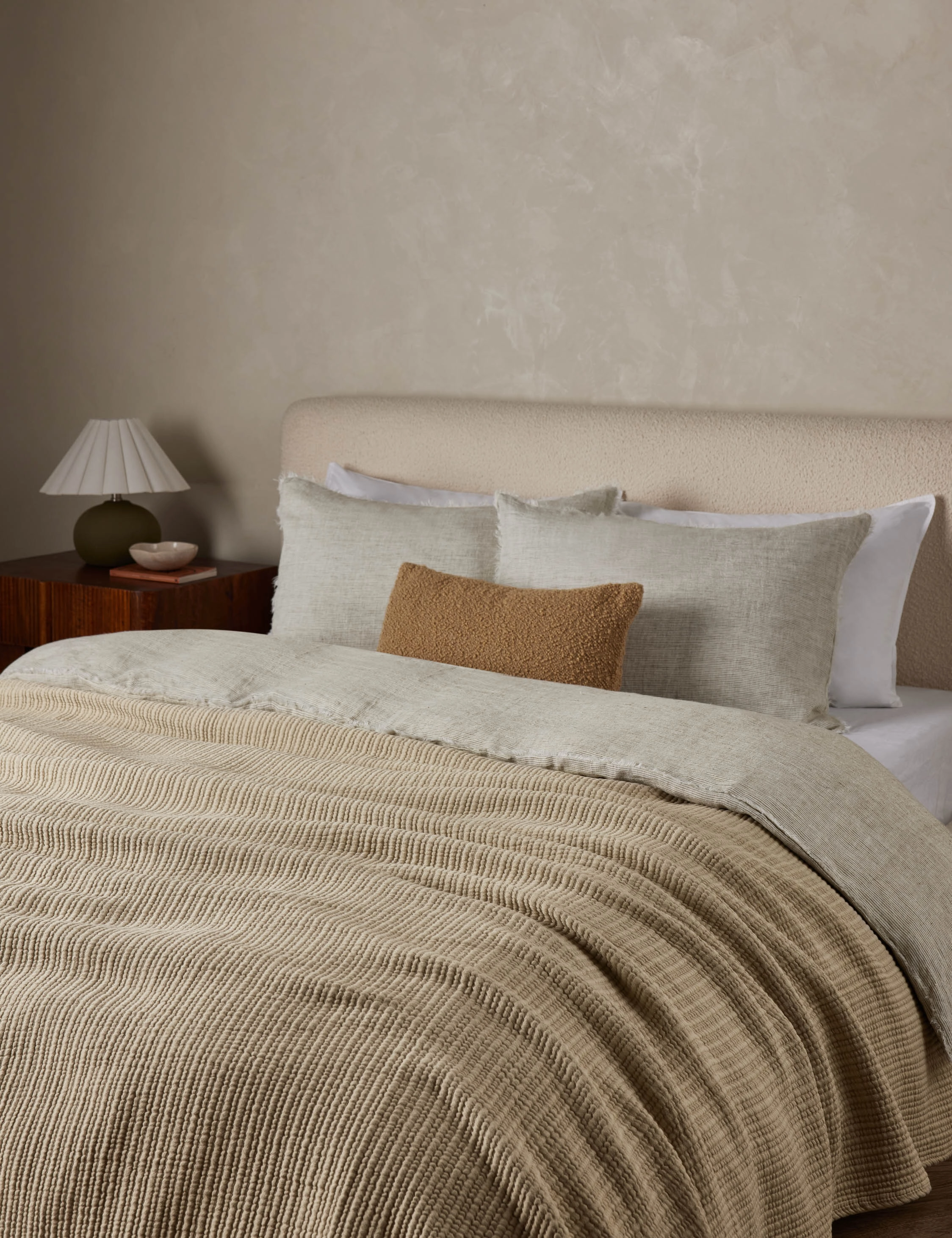 Chatham Cotton Matelasse Coverlet by Pom Pom at Home