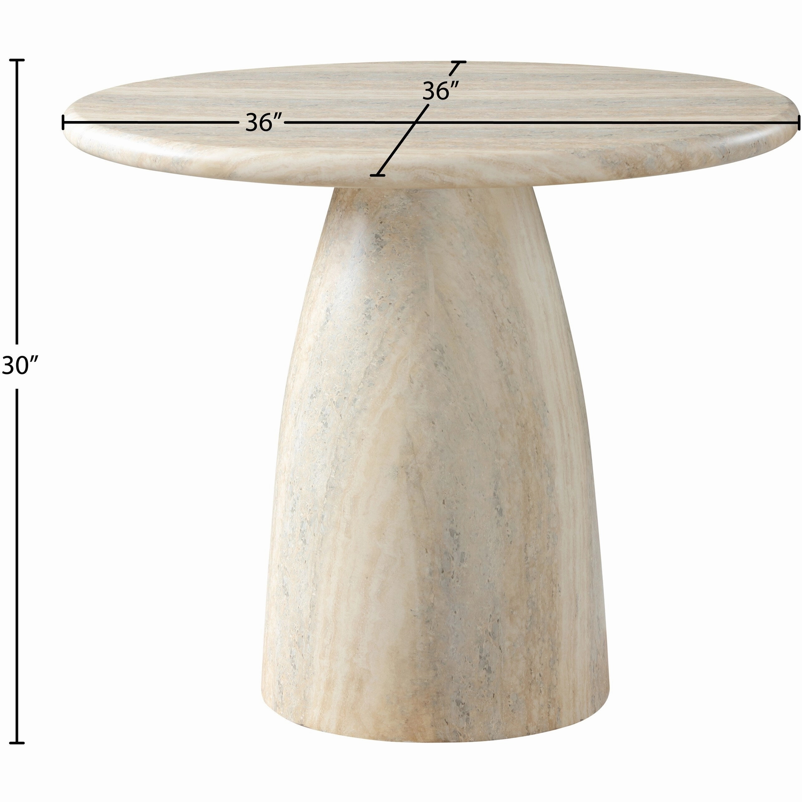 Cosenza 36 Finished Indoor/Outdoor Dining Table