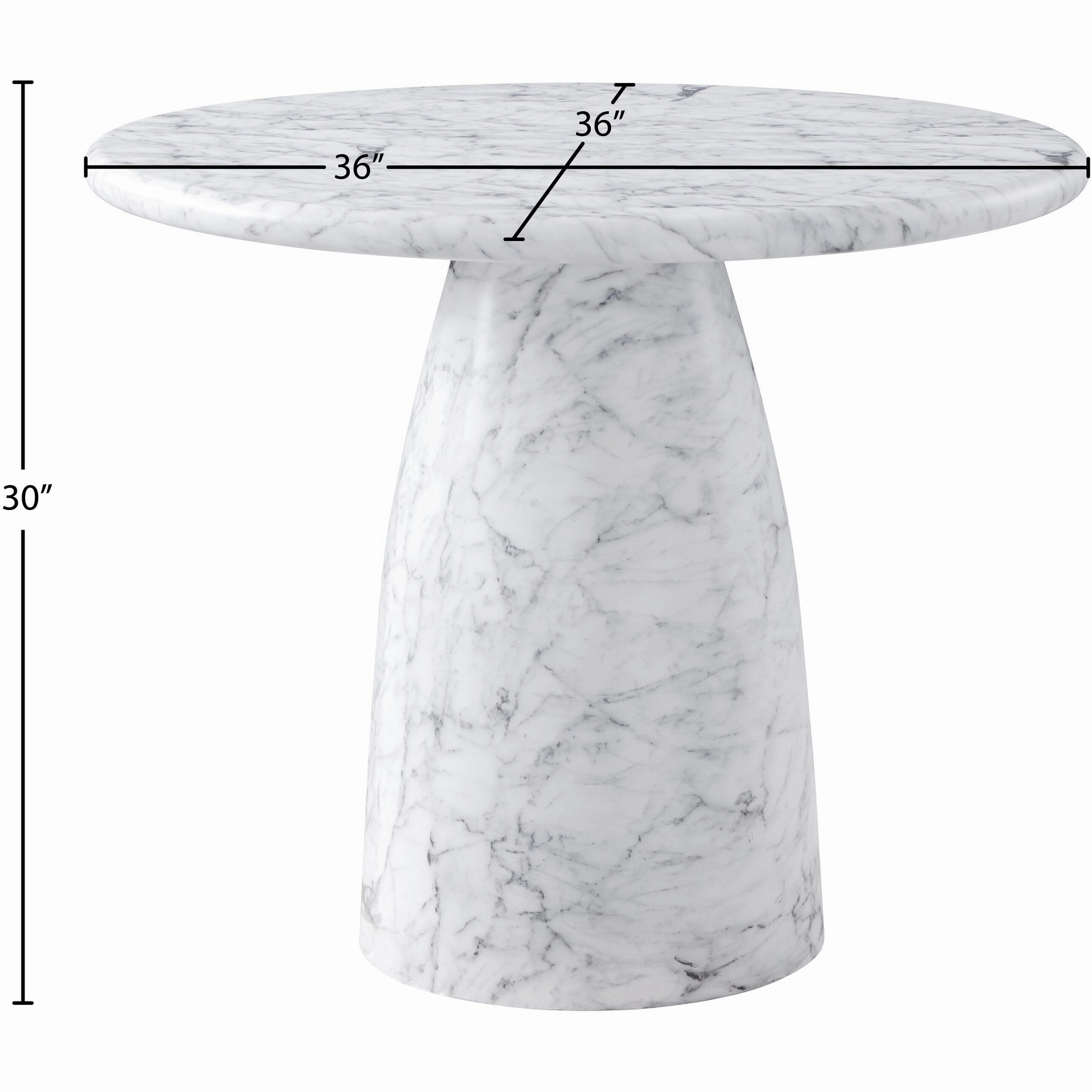 Cosenza 36 Finished Indoor/Outdoor Dining Table