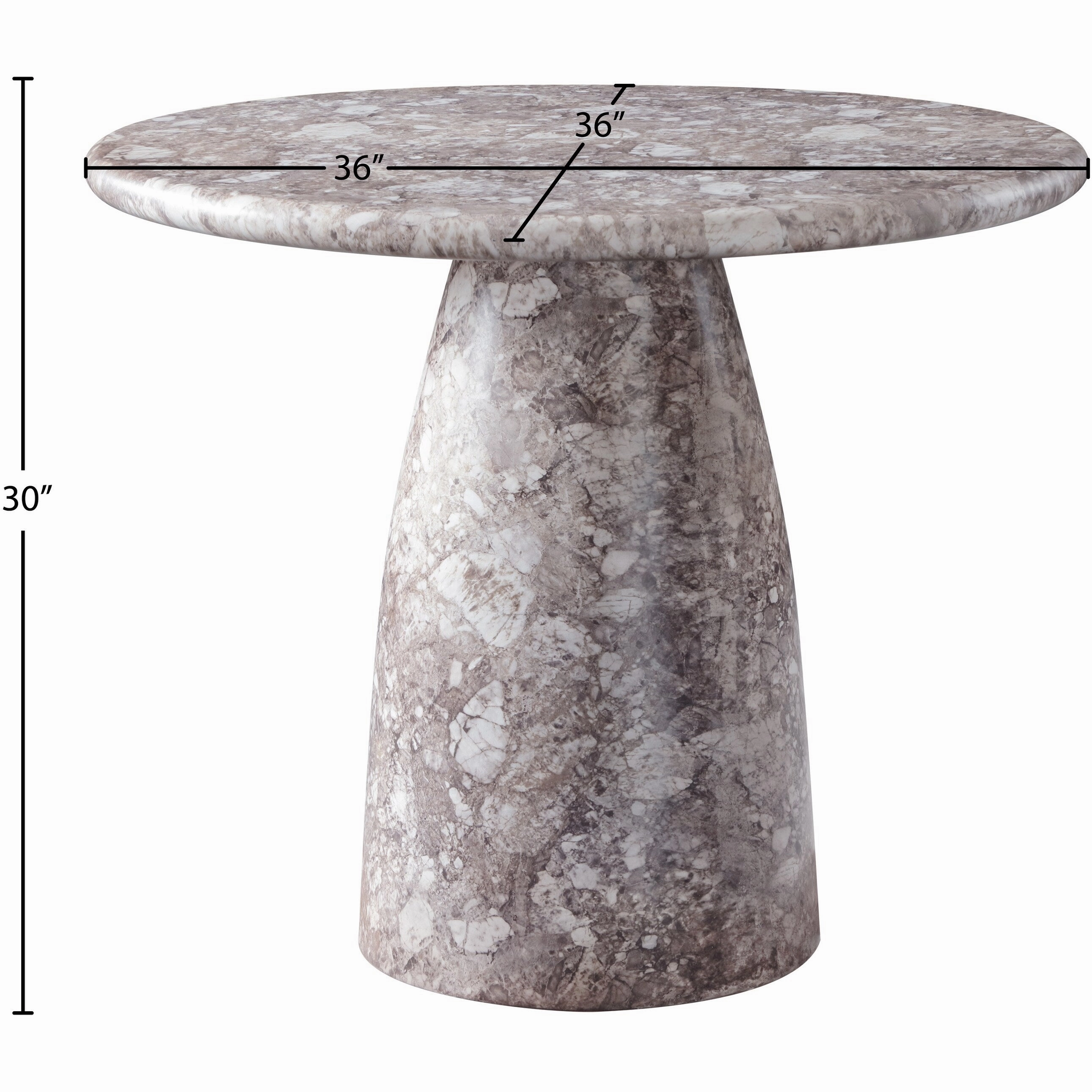Cosenza 36 Finished Indoor/Outdoor Dining Table