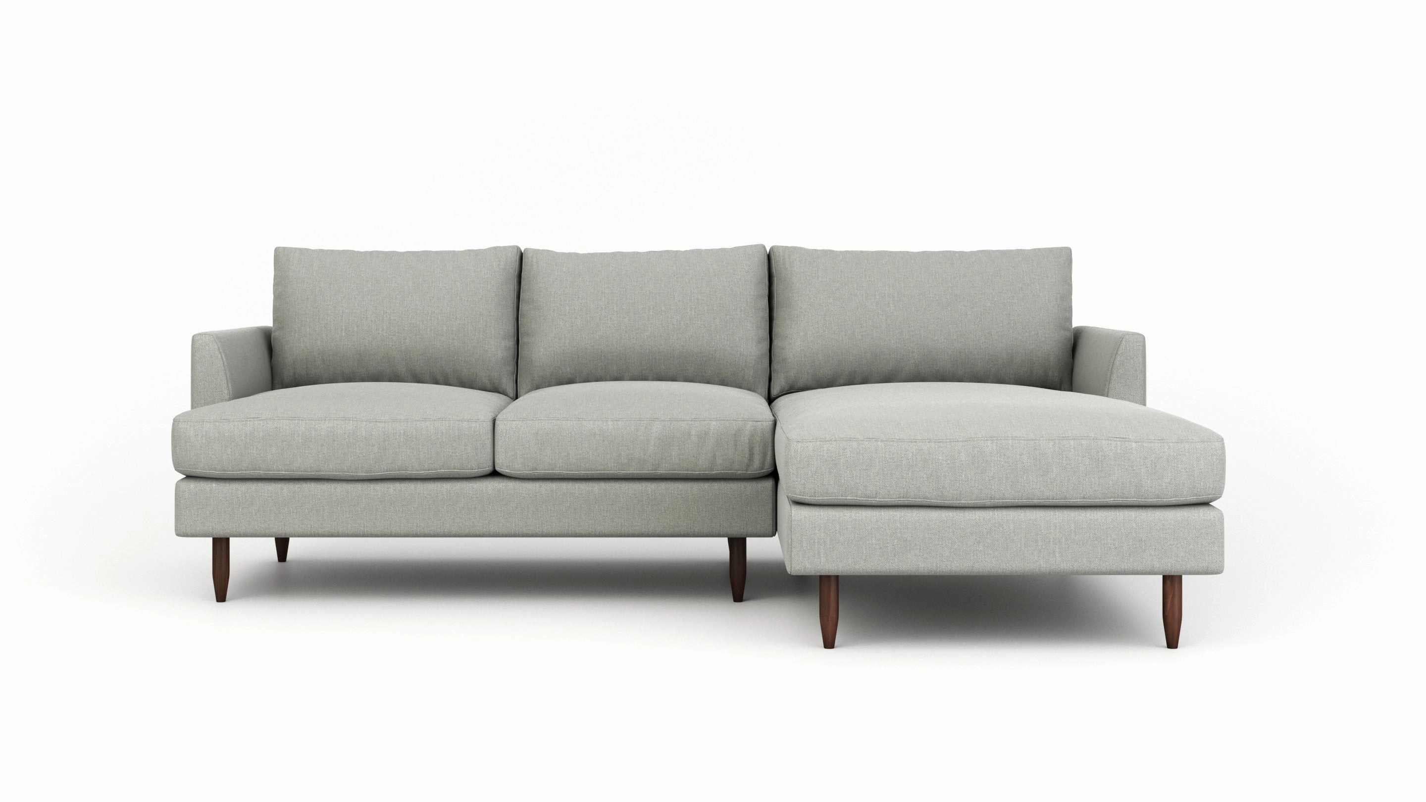 Crowd Pleaser Sofa With Chaise (90",Chaise 37" x 63",Chaise On Left)