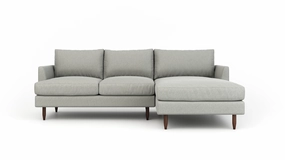 Crowd Pleaser Sofa With Chaise (90",Chaise 37" x 63",Chaise On Left)