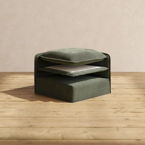 Elevate Comfort Layer for 2-Seater   Ottoman in Olivine