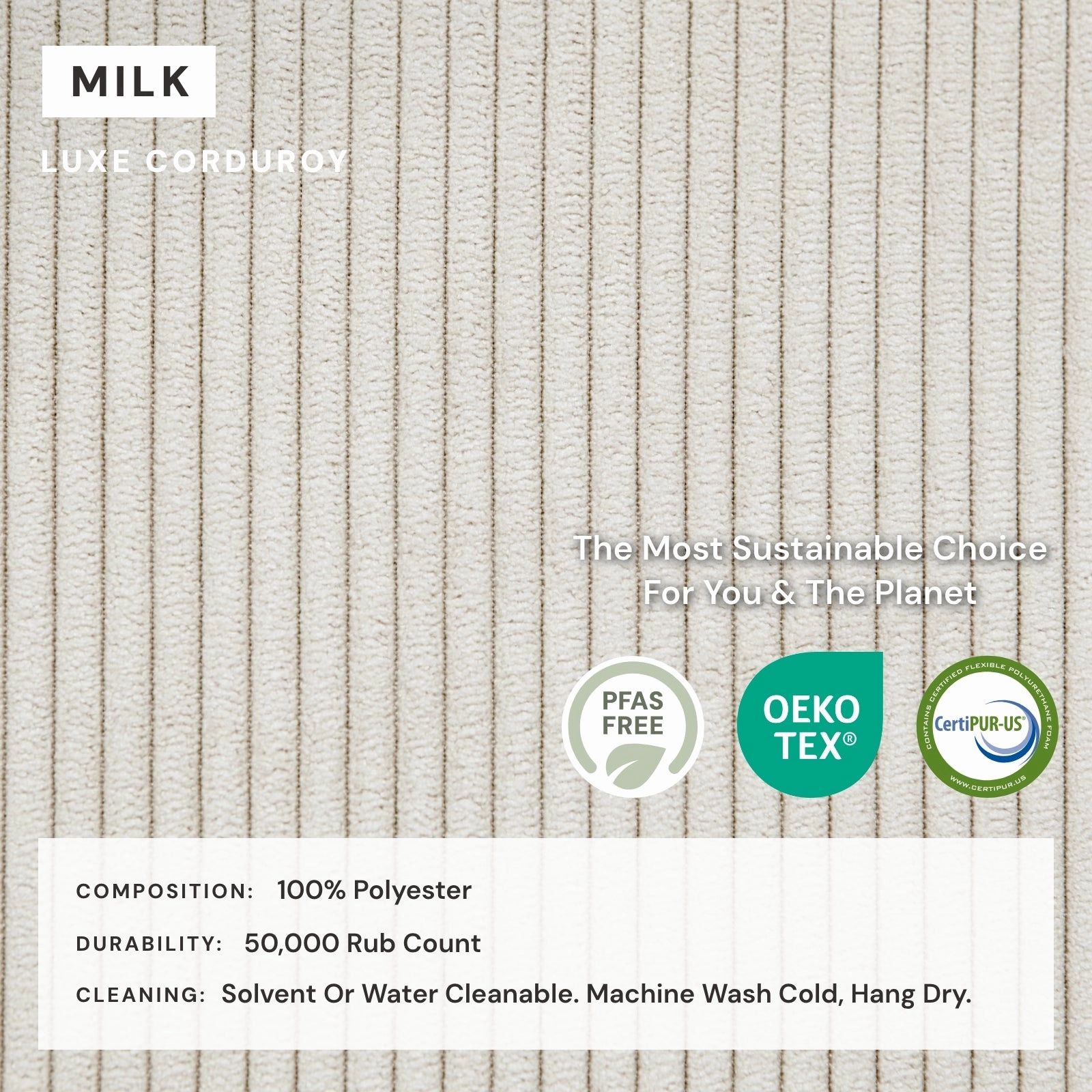 Elevate Comfort Layer for 4-Seater Corner Sectional in Milk