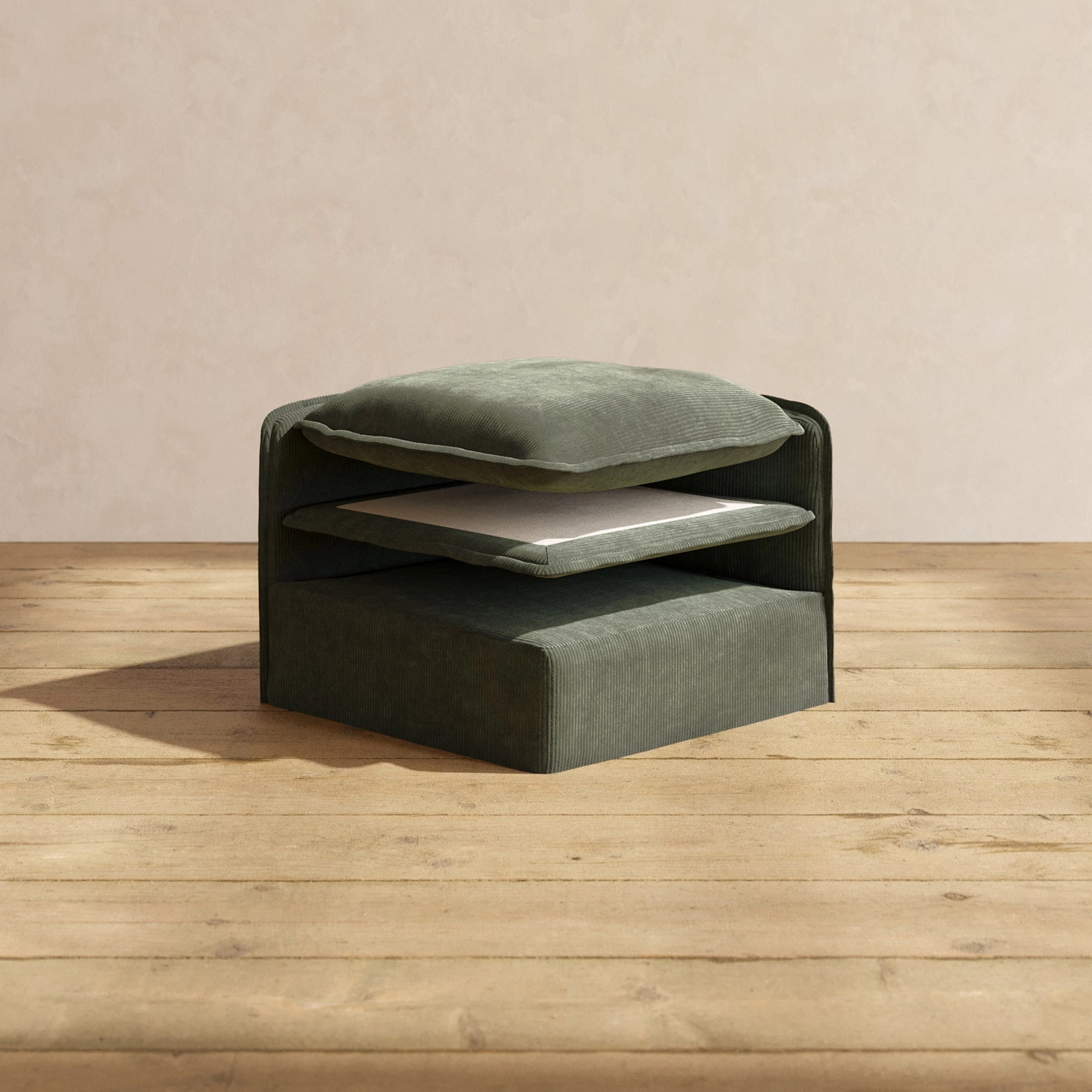 Elevate Comfort Layer for 4-Seater Corner Sectional in Olivine