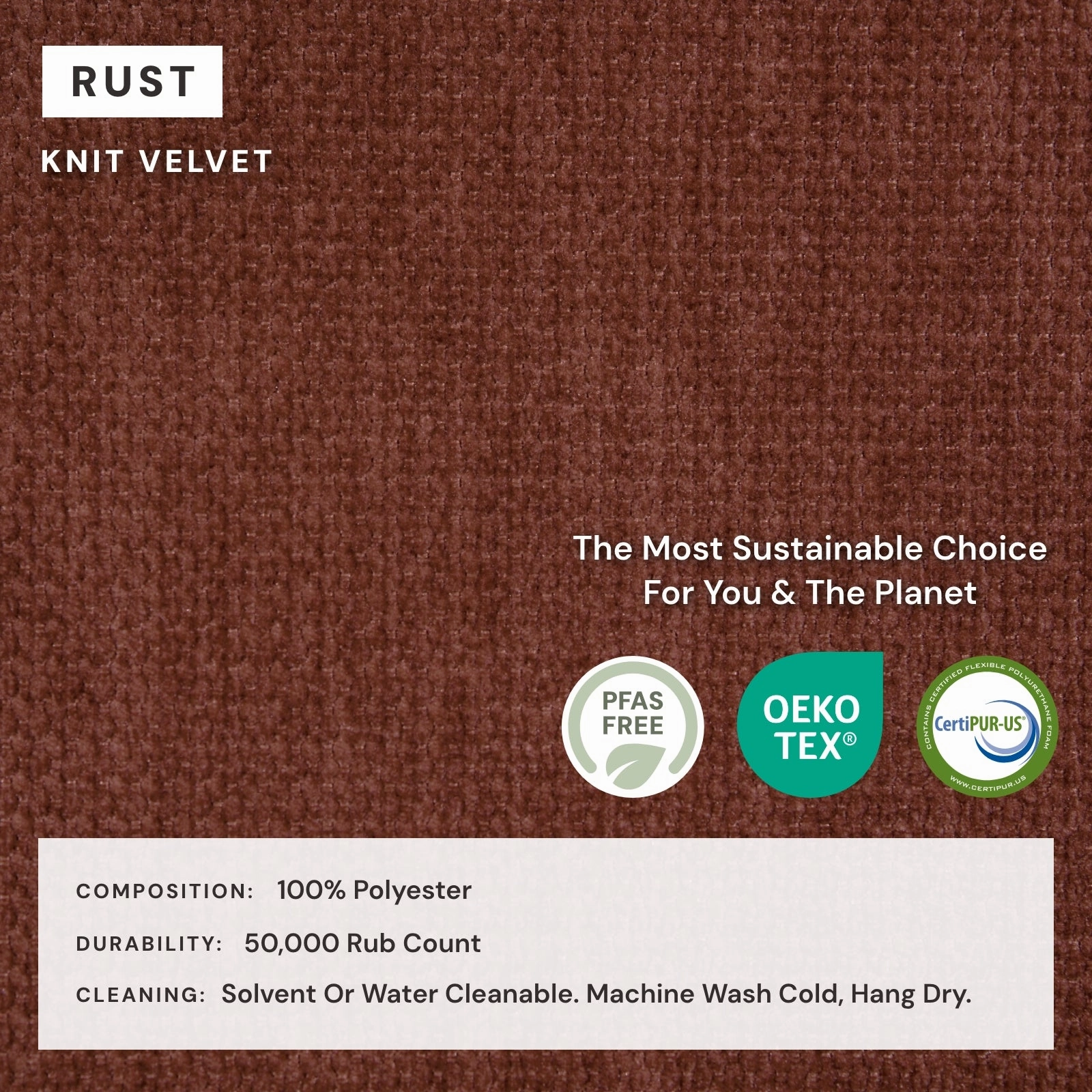 Elevate Comfort Layer for 4-Seater in Rust