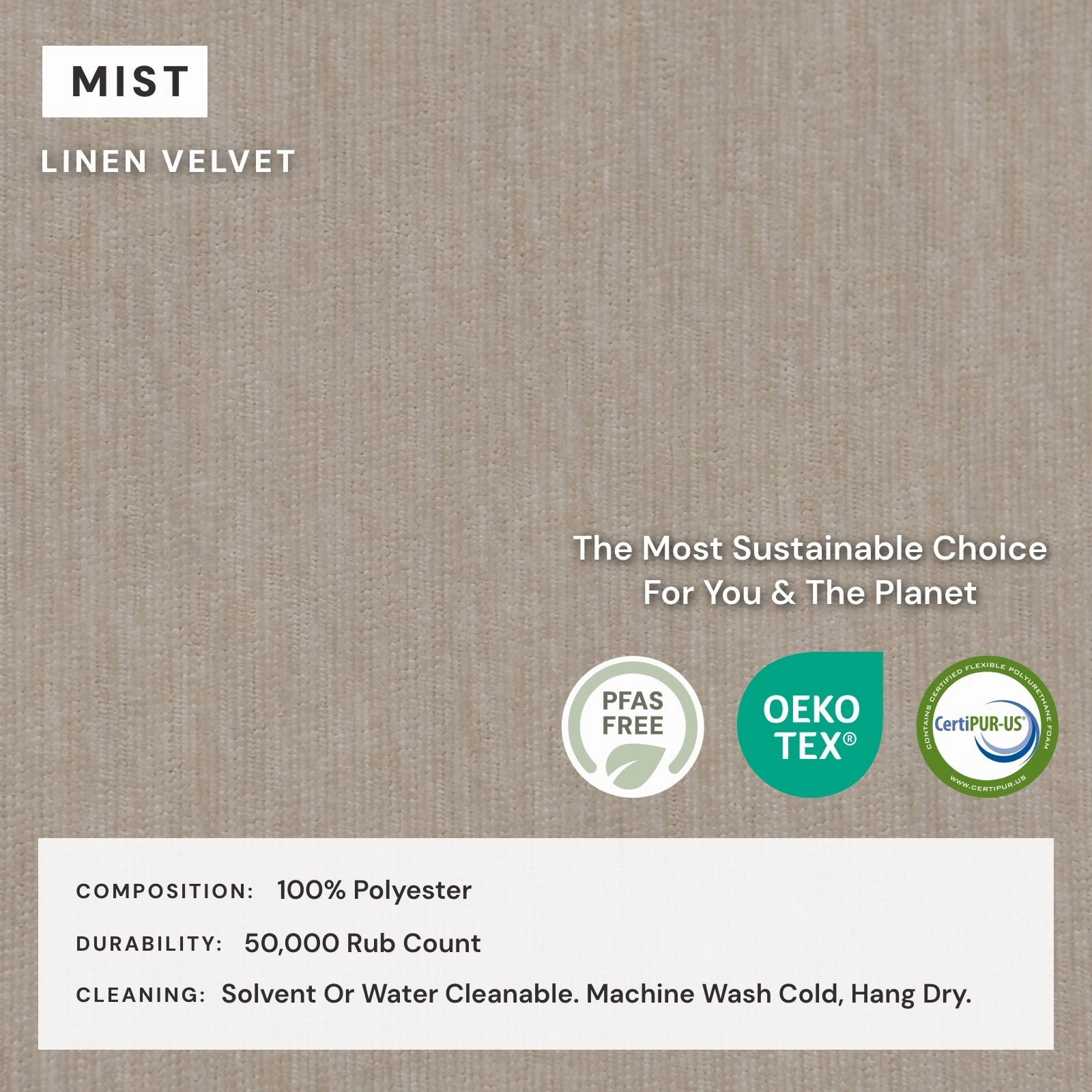 Elevate Comfort Layer for 4-Seater Sectional in Mist