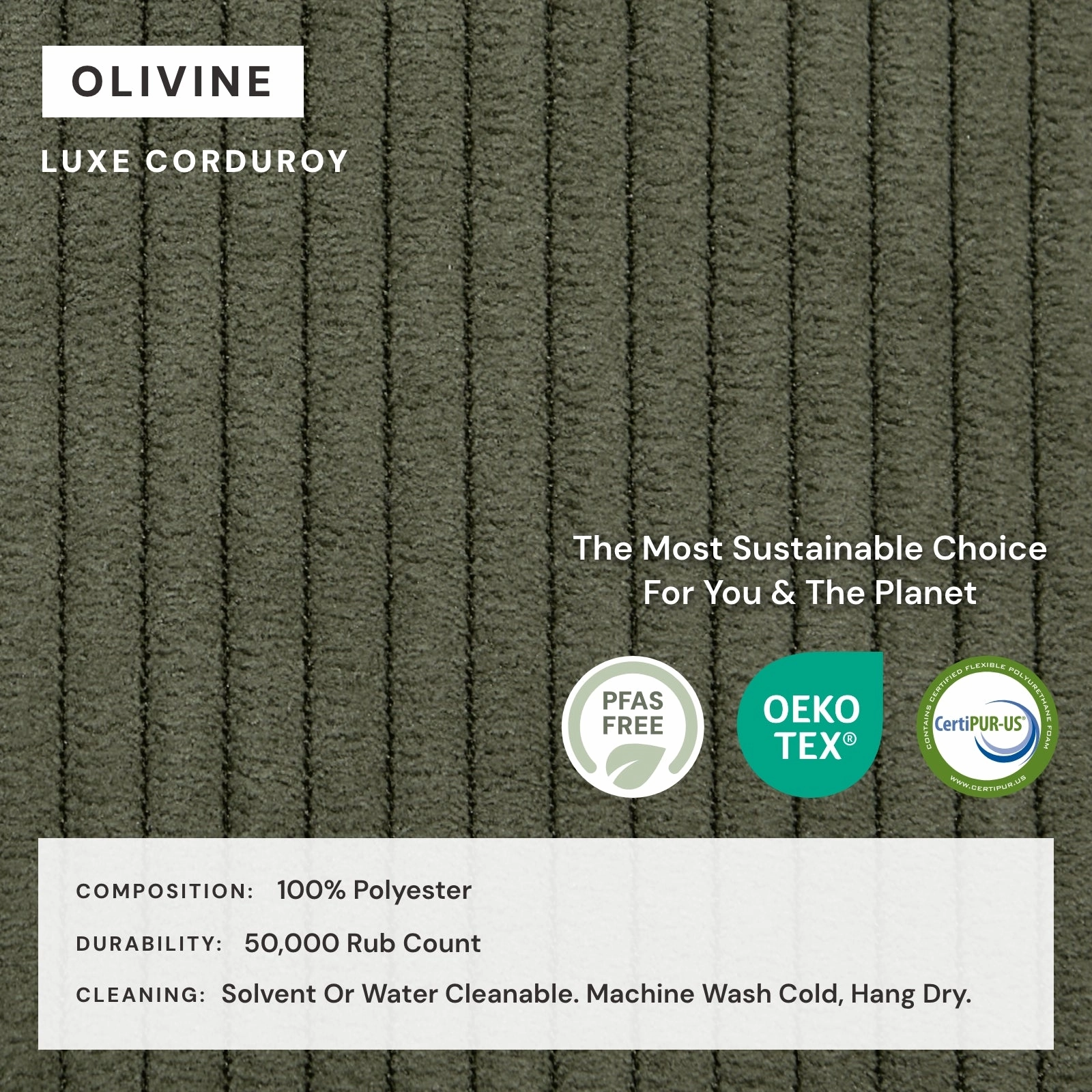 Elevate Comfort Layer for 6-Seater U-Sectional   Ottoman in Olivine