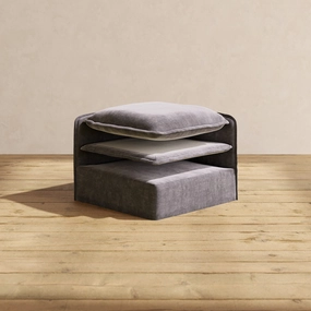 Elevate Comfort Layer Set for 7-Seater Corner Sectional | Luxury Velvet in Cinder