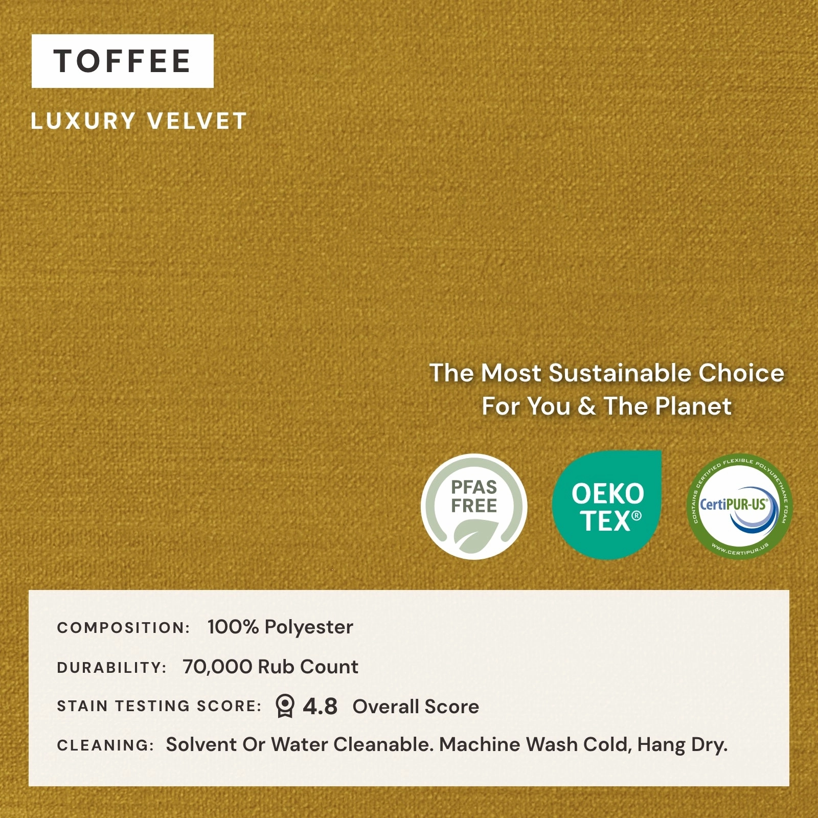 Elevate Comfort Layer Set for 7-Seater Open-Ends Corner Sectional | Luxury Velvet in Toffee