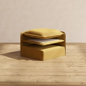 Elevate Comfort Layer Set for 8-Seater Open-Ends U-Sectional | Luxury Velvet in Toffee