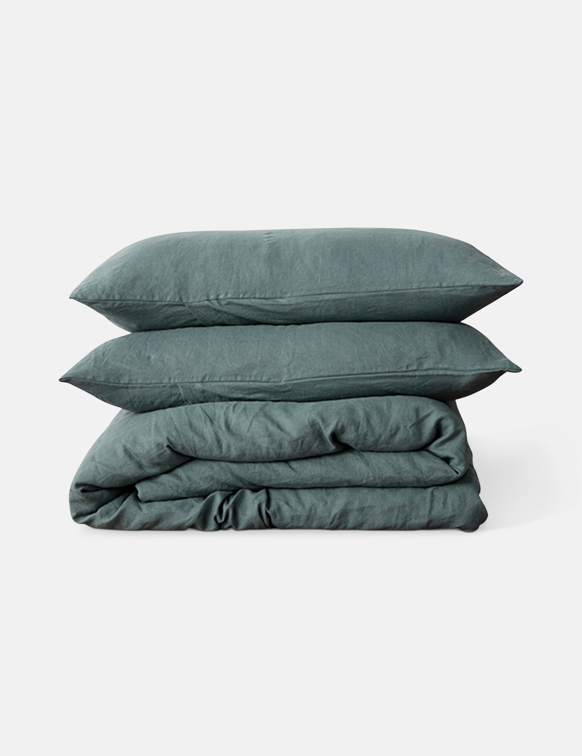 European Flax Linen Duvet Set by Cultiver