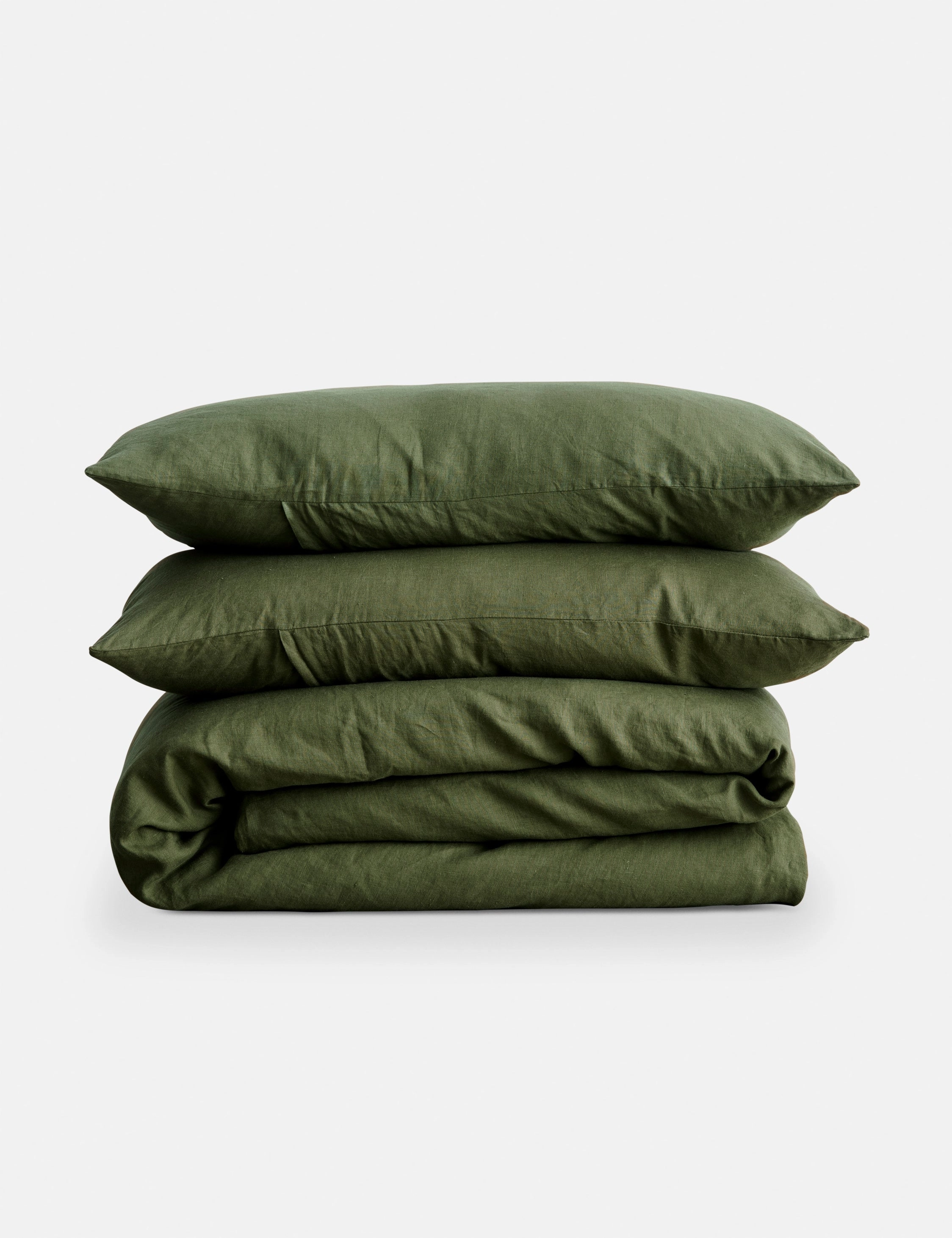 European Flax Linen Duvet Set by Cultiver