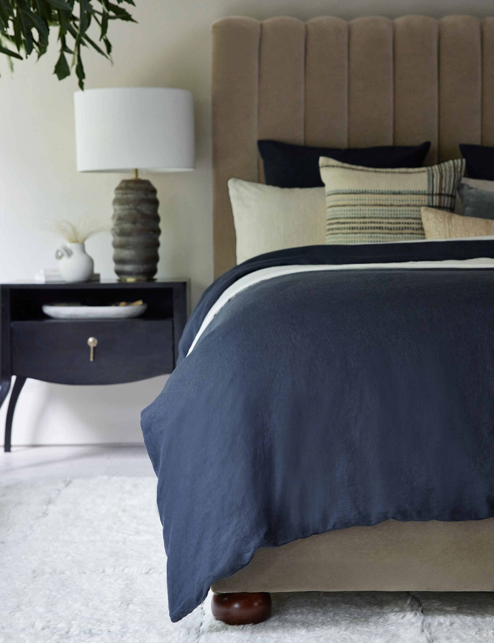 European Flax Linen Duvet Set by Cultiver
