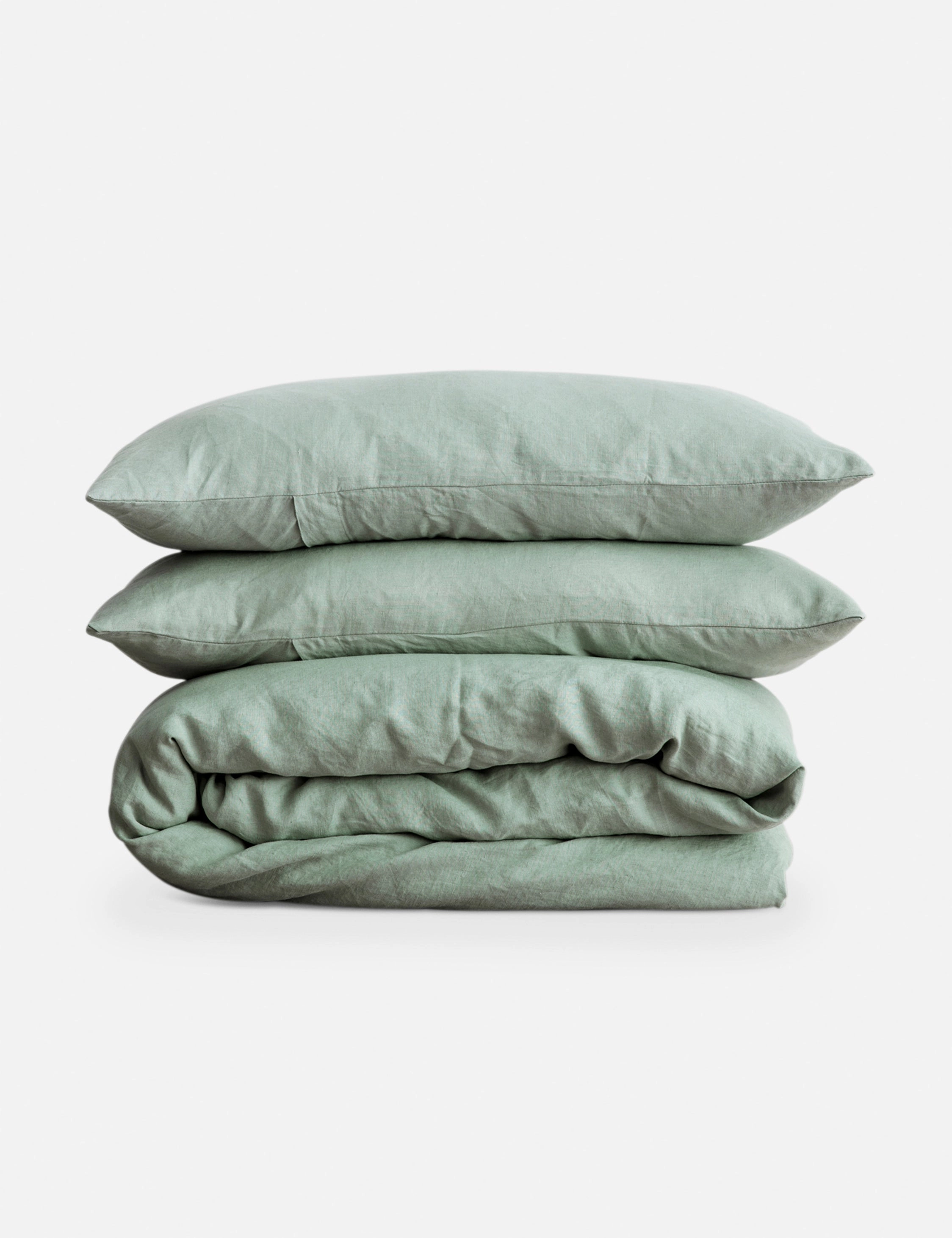 European Flax Linen Duvet Set by Cultiver