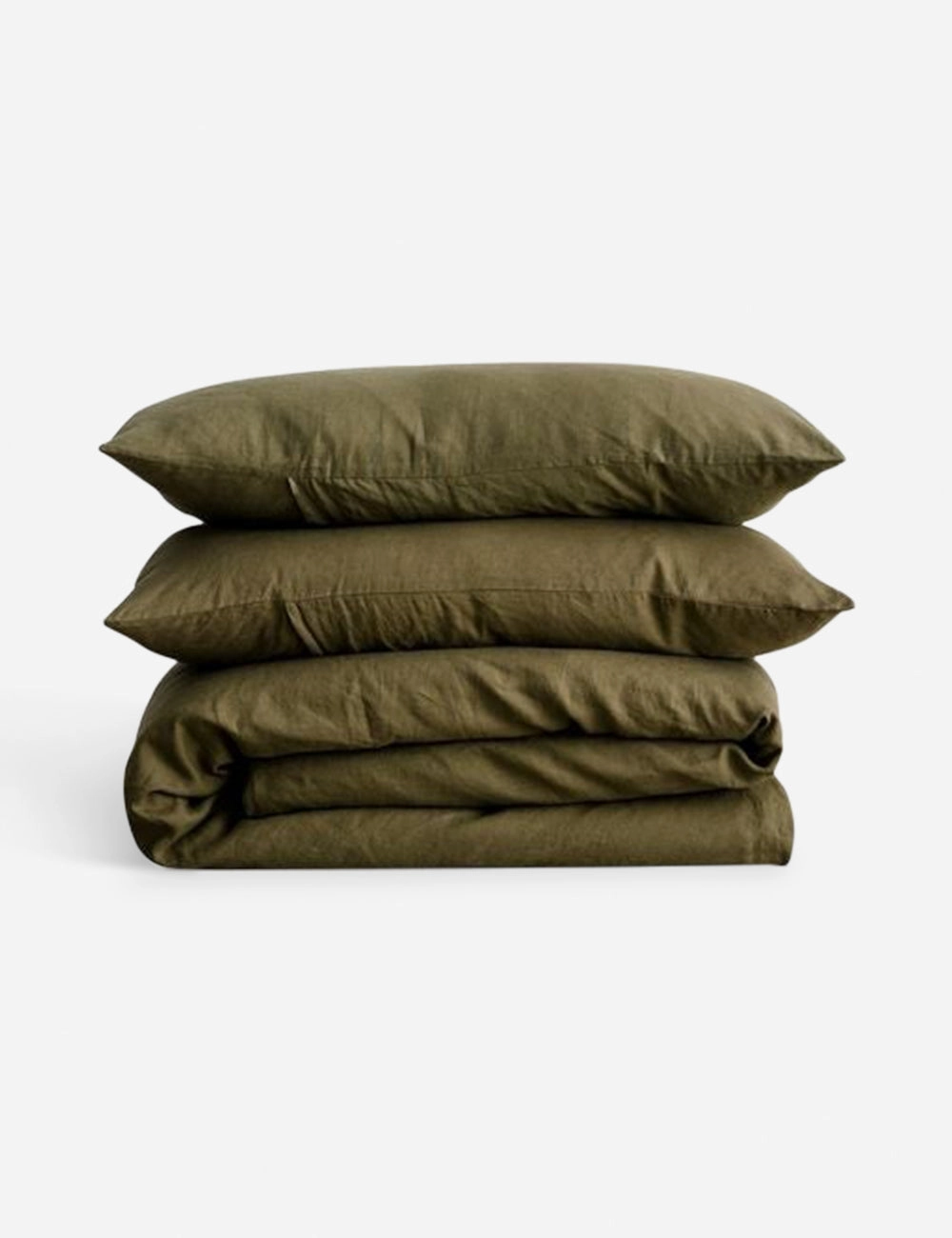 European Flax Linen Duvet Set by Cultiver