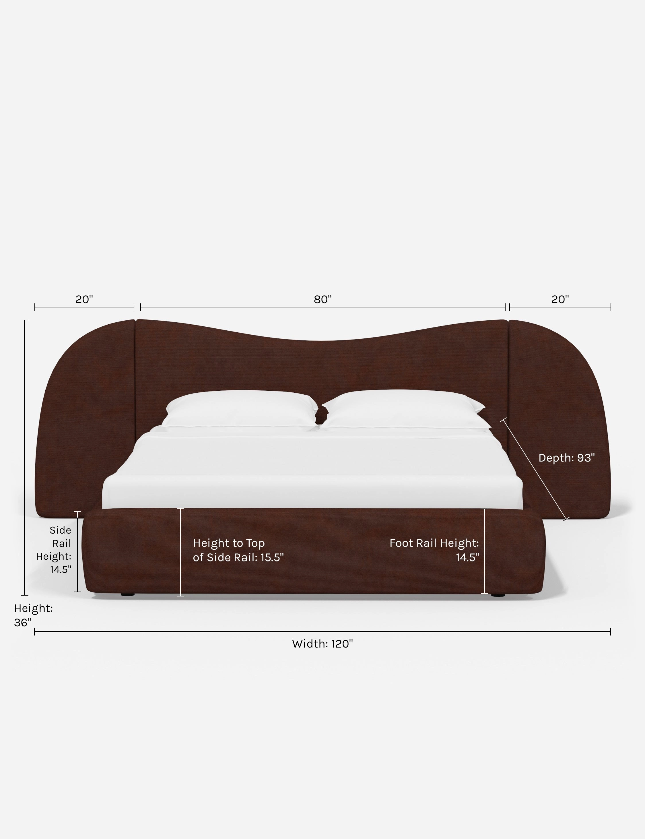 Gladys Extended Headboard Platform Bed by Sarah Sherman Samuel