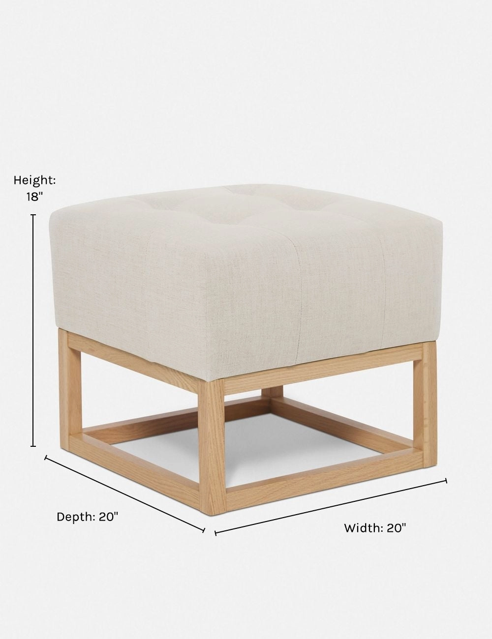 Grasmere Ottoman by Ginny Macdonald