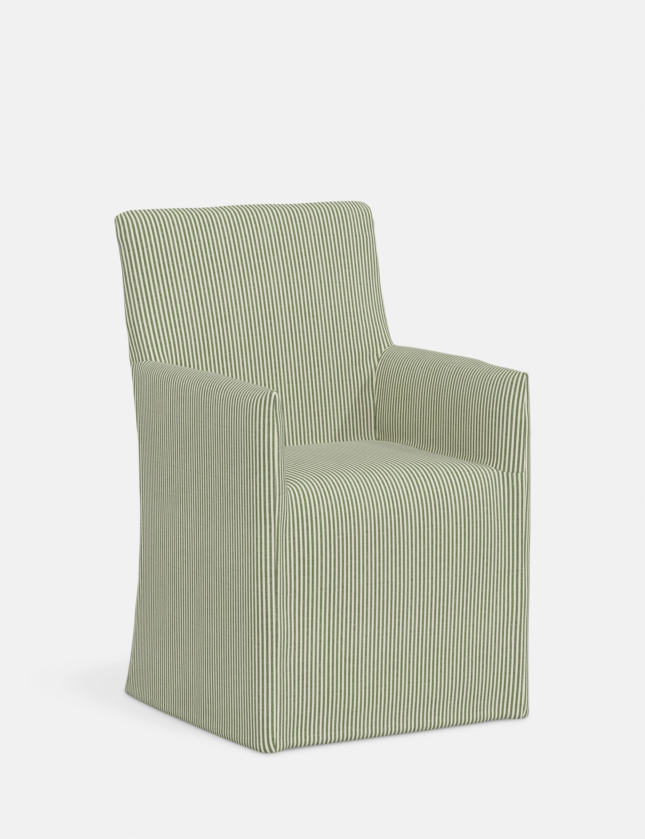 Haddan Slipcover Dining Arm Chair