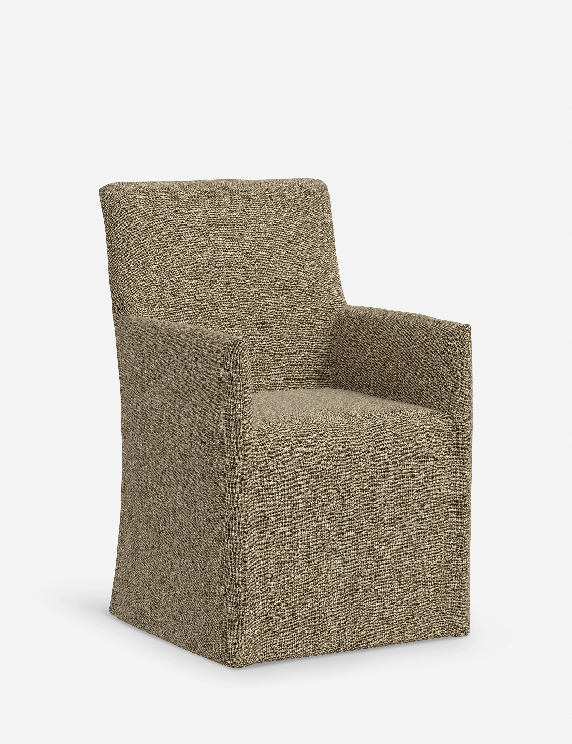Haddan Slipcover Dining Arm Chair