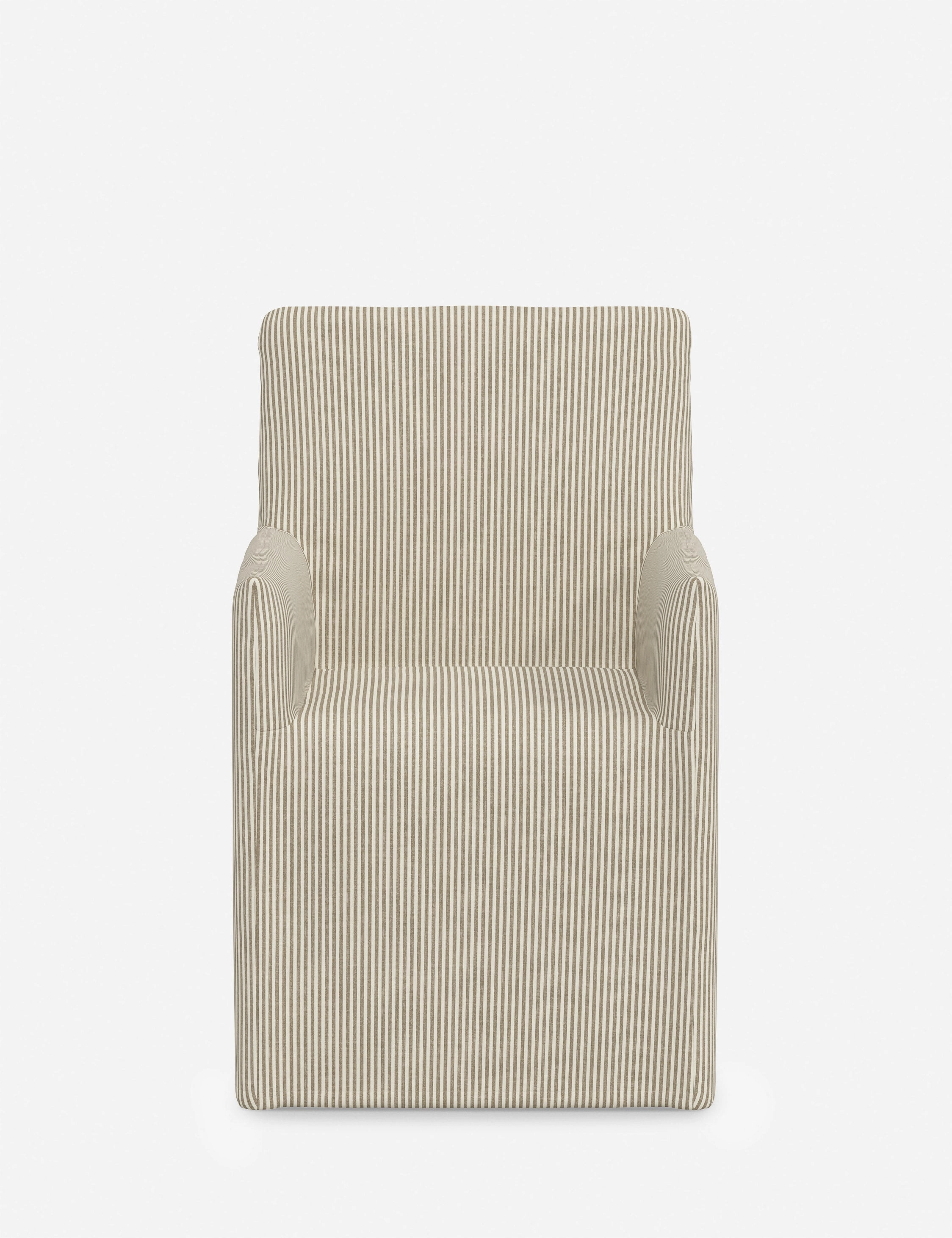 Haddan Slipcover Dining Arm Chair