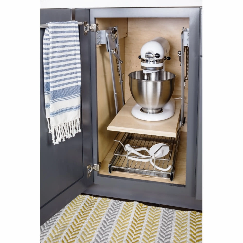 Hardware Resources 45 Pound Capacity Mixer Lift Stand with Adjustable