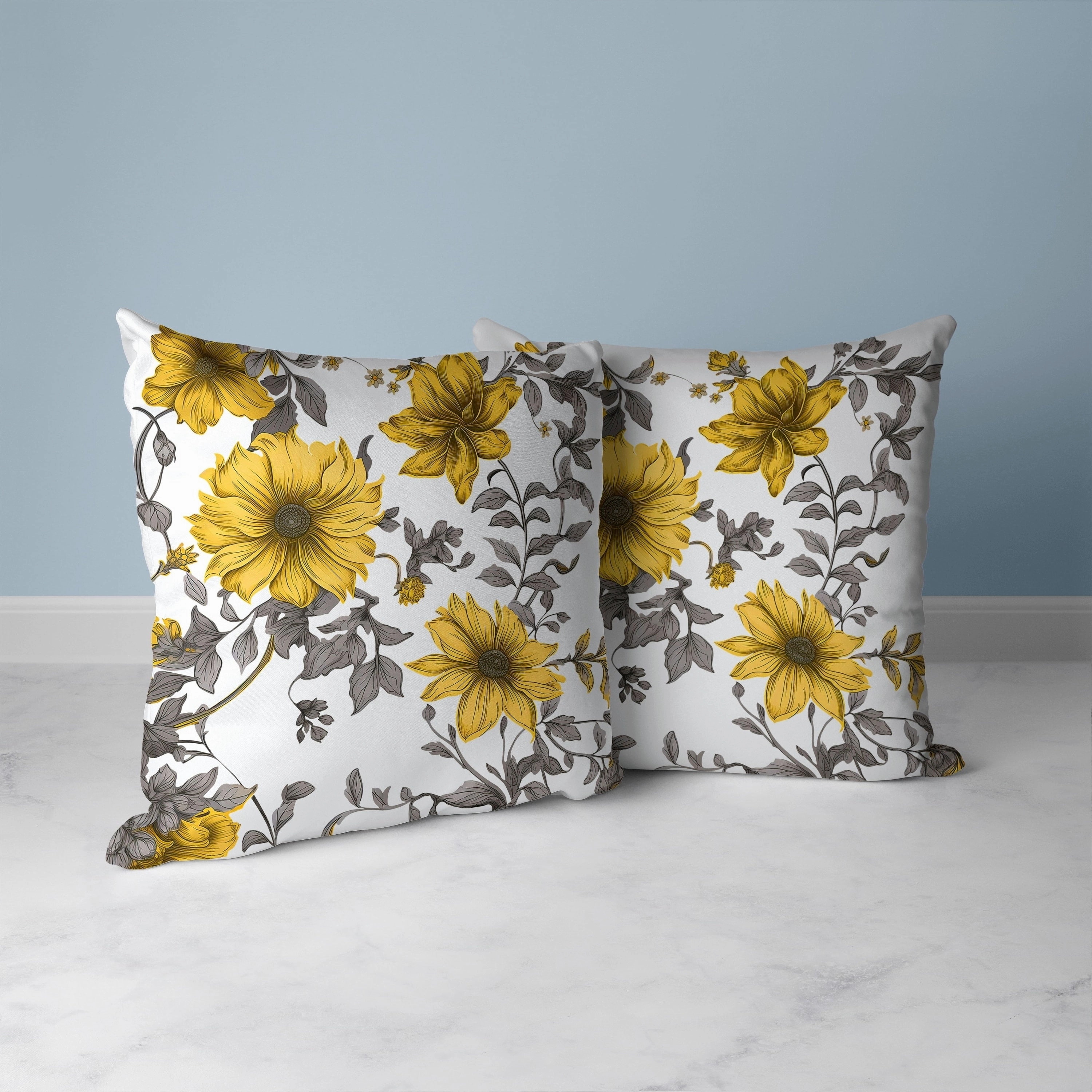 Harvest of Sunshine Faux Suede Reversible Throw Pillow Grey and Gold
