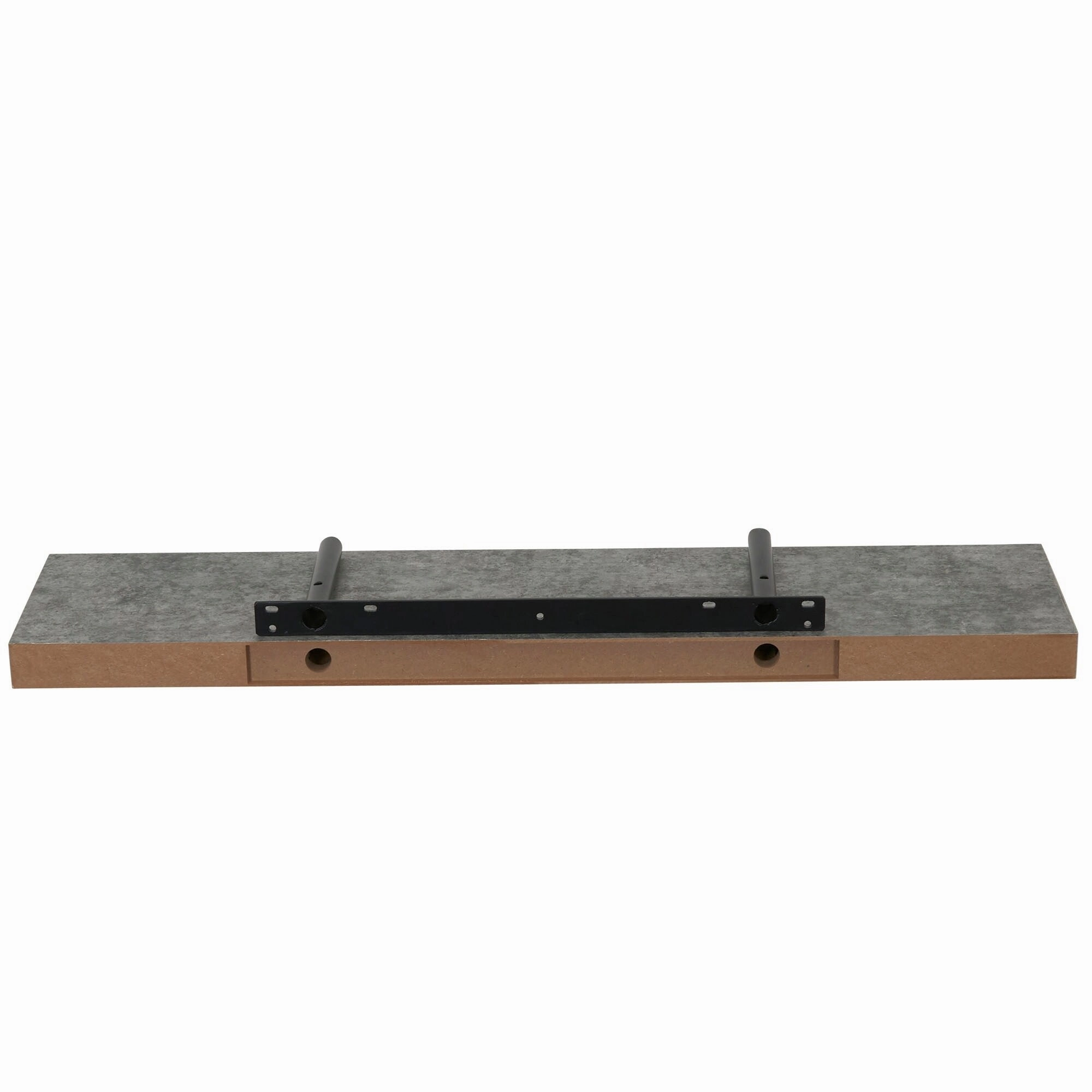 Household Essentials Floating Wall Shelf Slate
