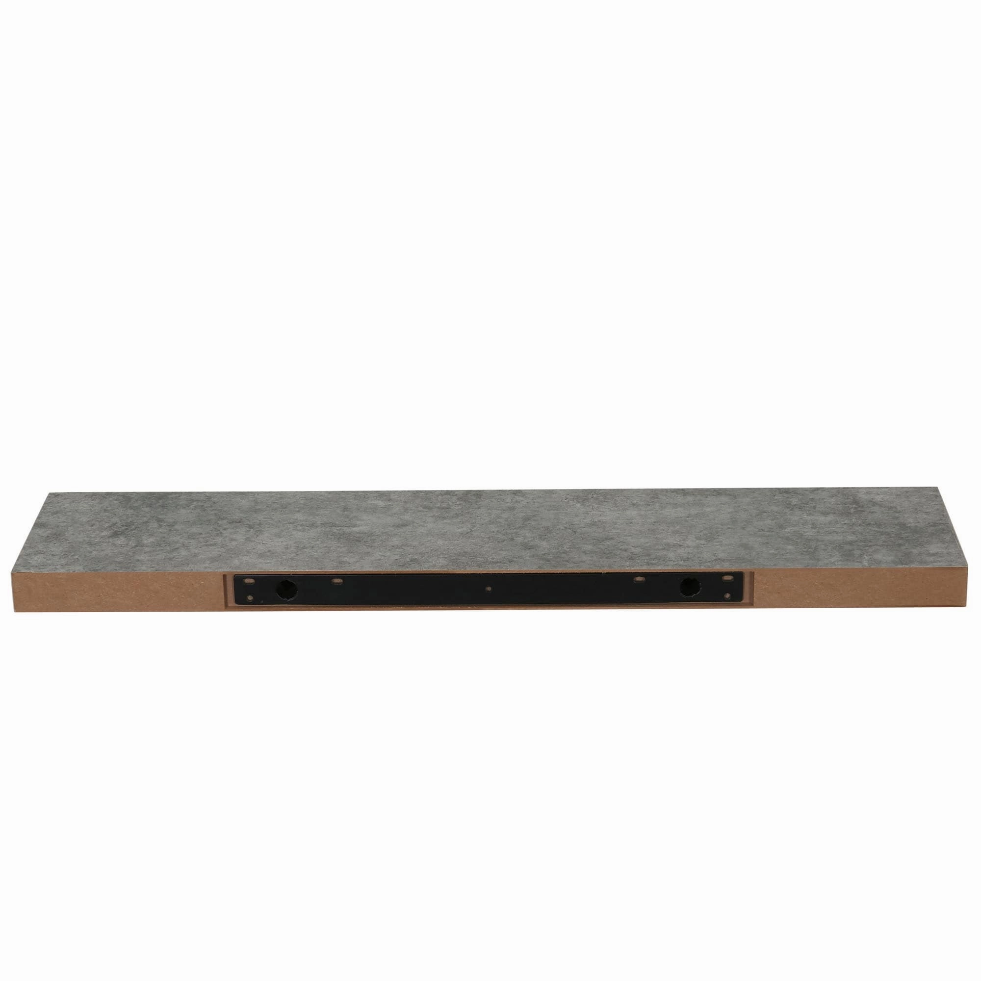 Household Essentials Floating Wall Shelf Slate