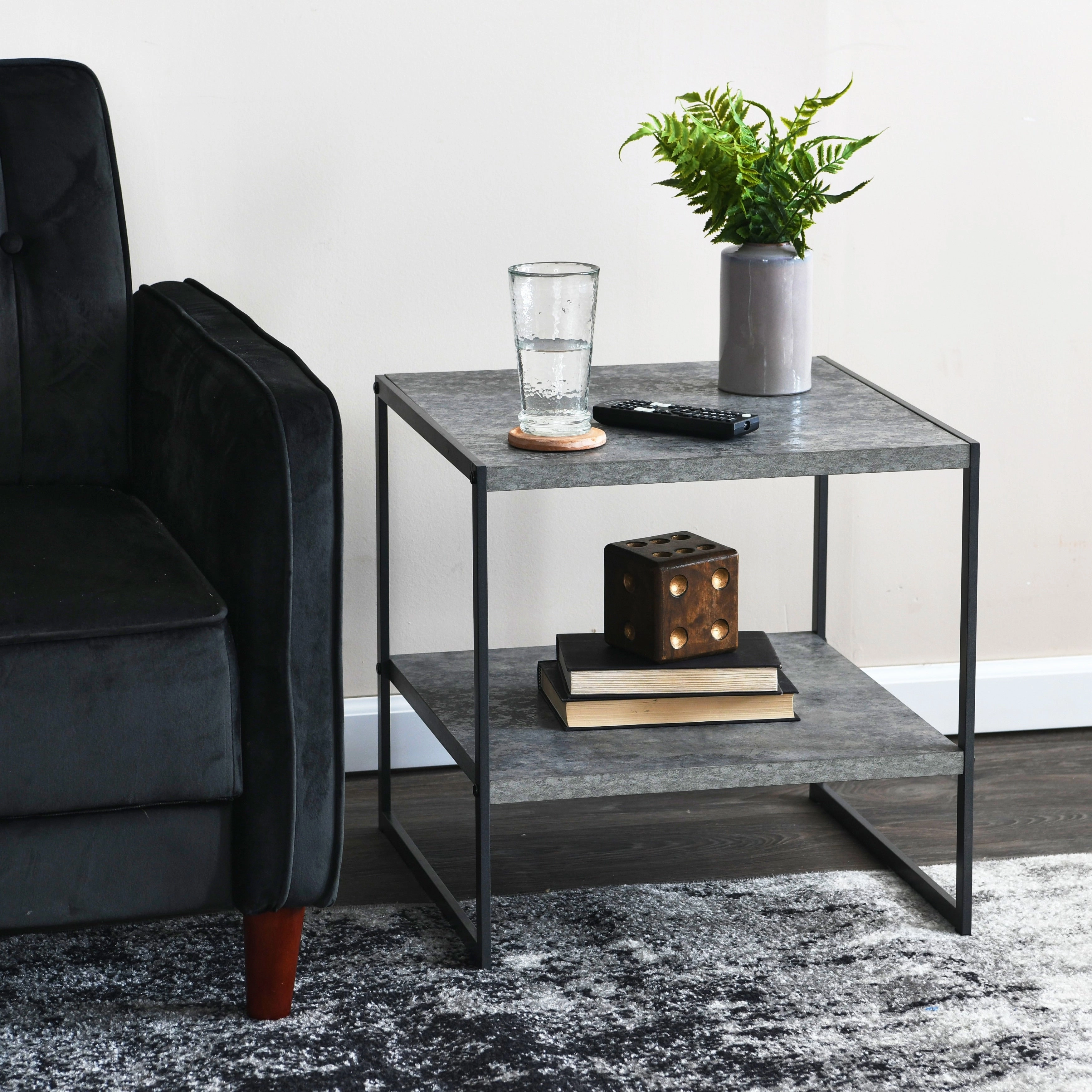 Household Essentials Square End Table