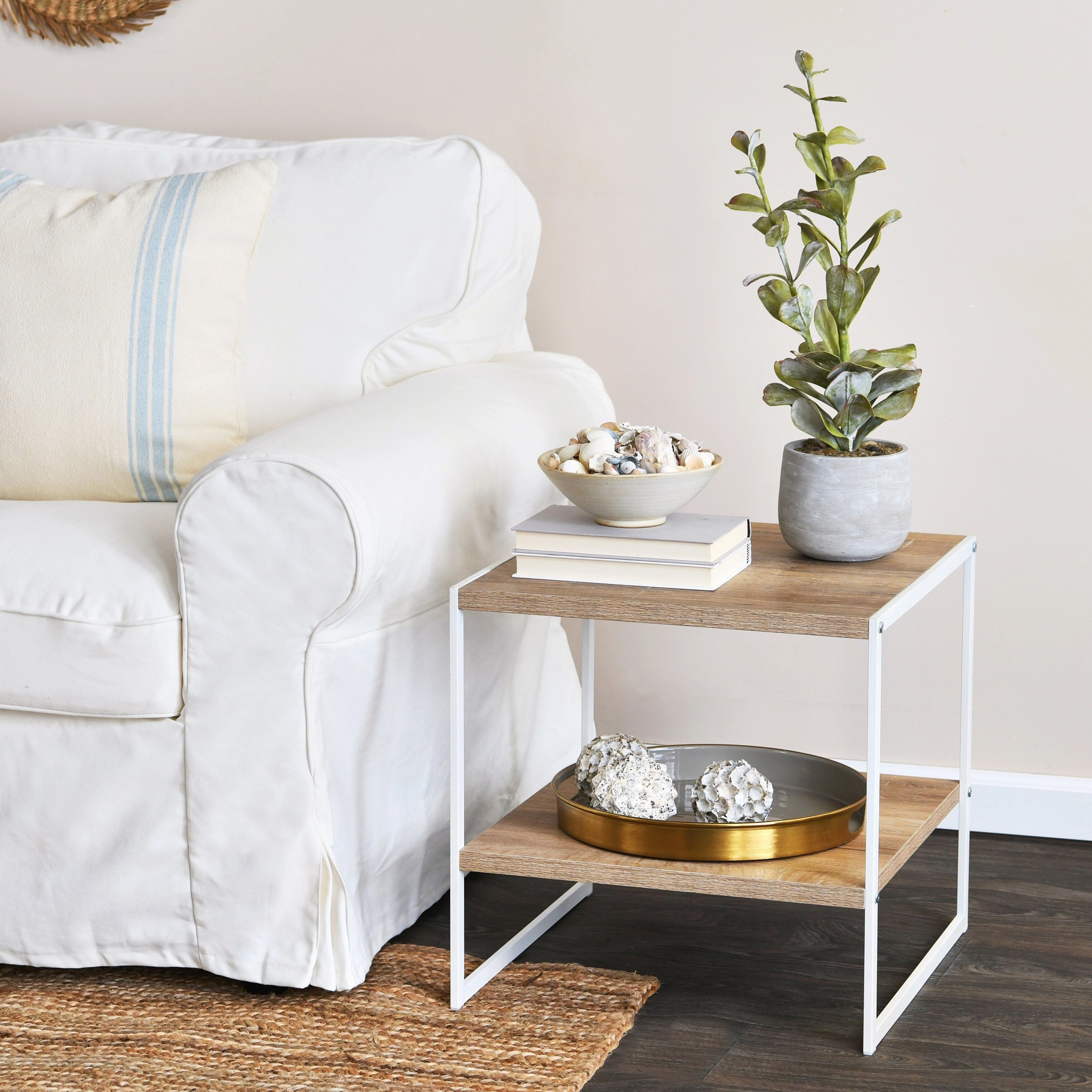 Household Essentials Square End Table