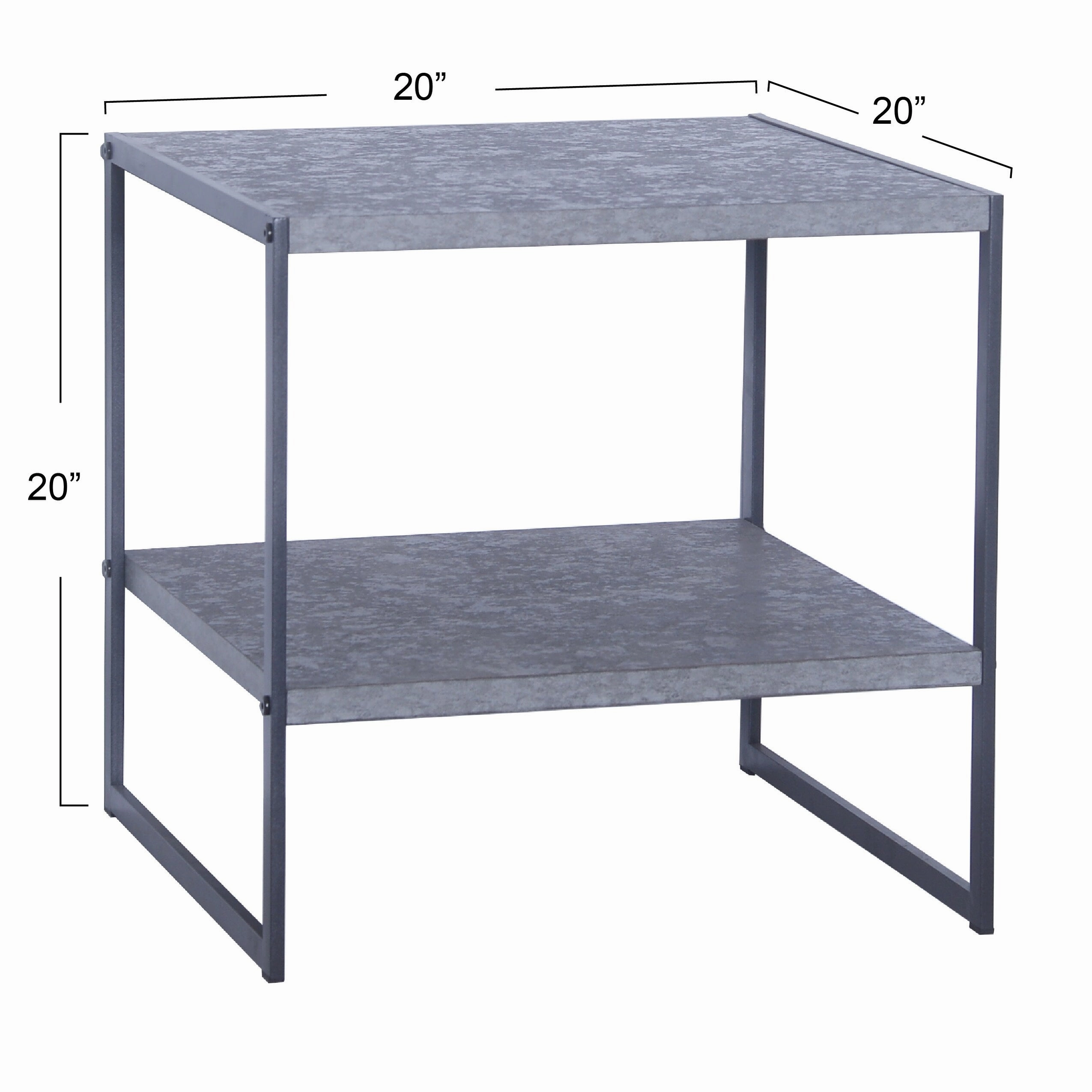 Household Essentials Square End Table
