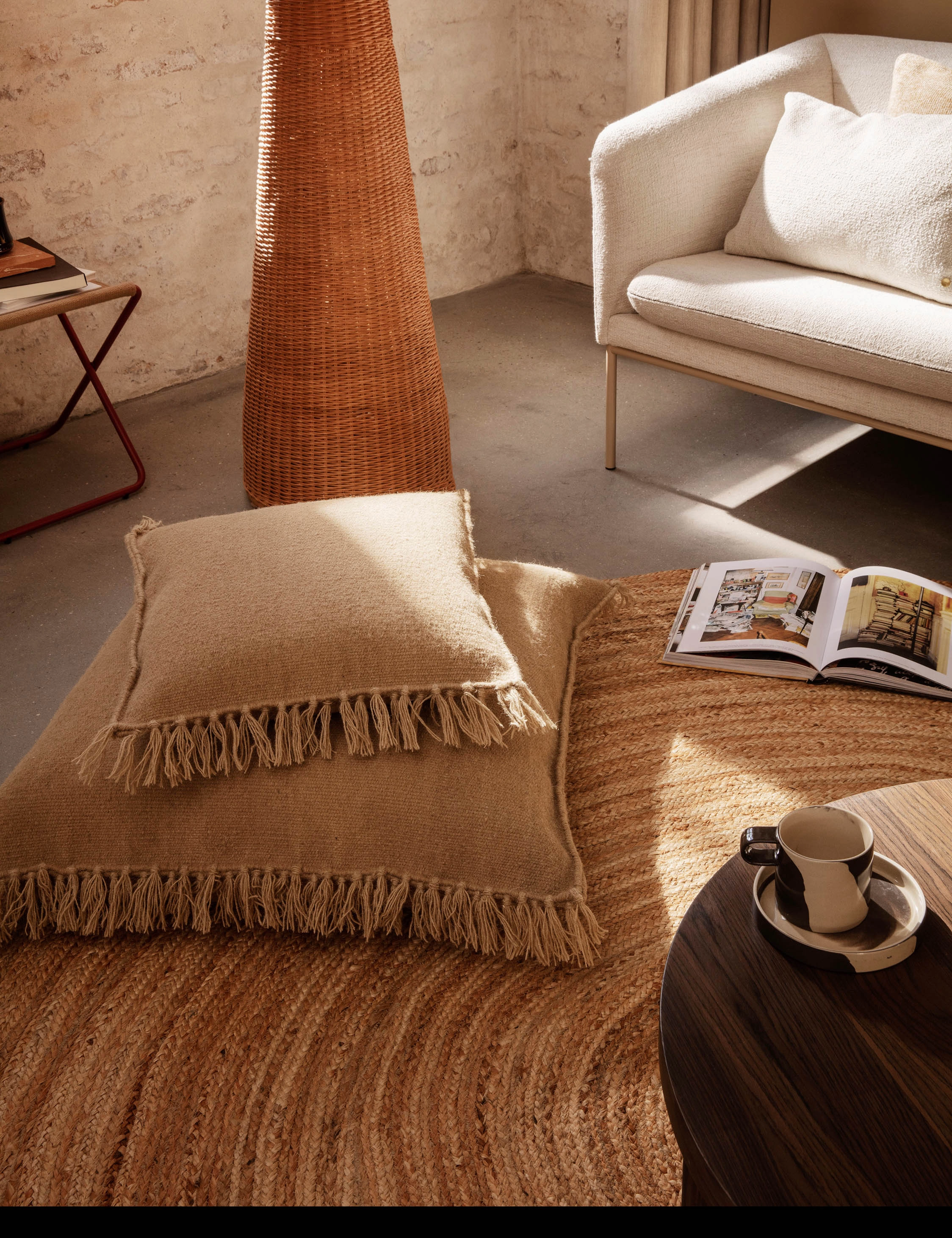 Kelim Fringe Pillow by Ferm Living