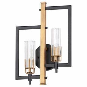Maxim Flambeau 2 Light 18 Tall Wall Sconce