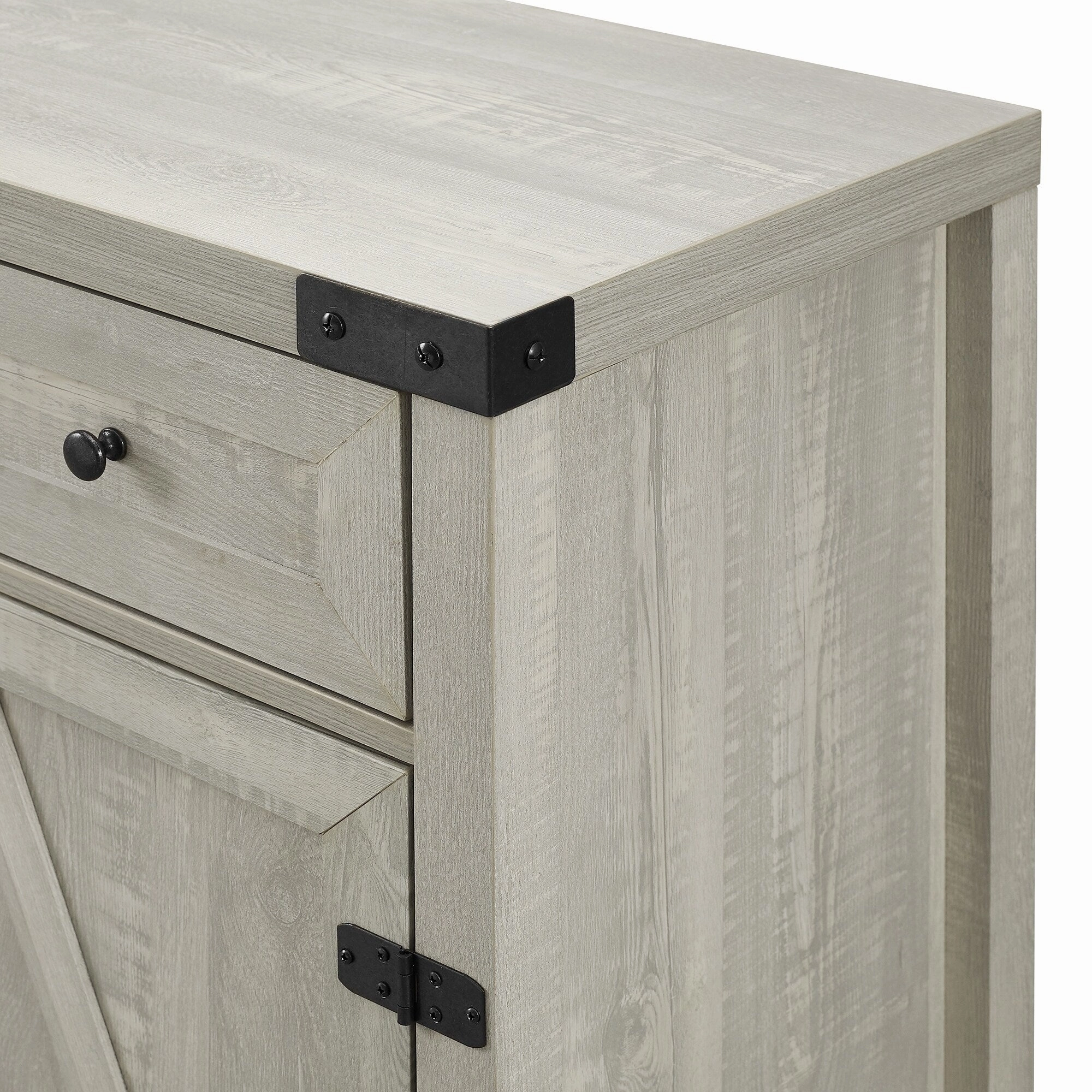 Middlebrook 30-inch Rustic Barn Door Accent Cabinet