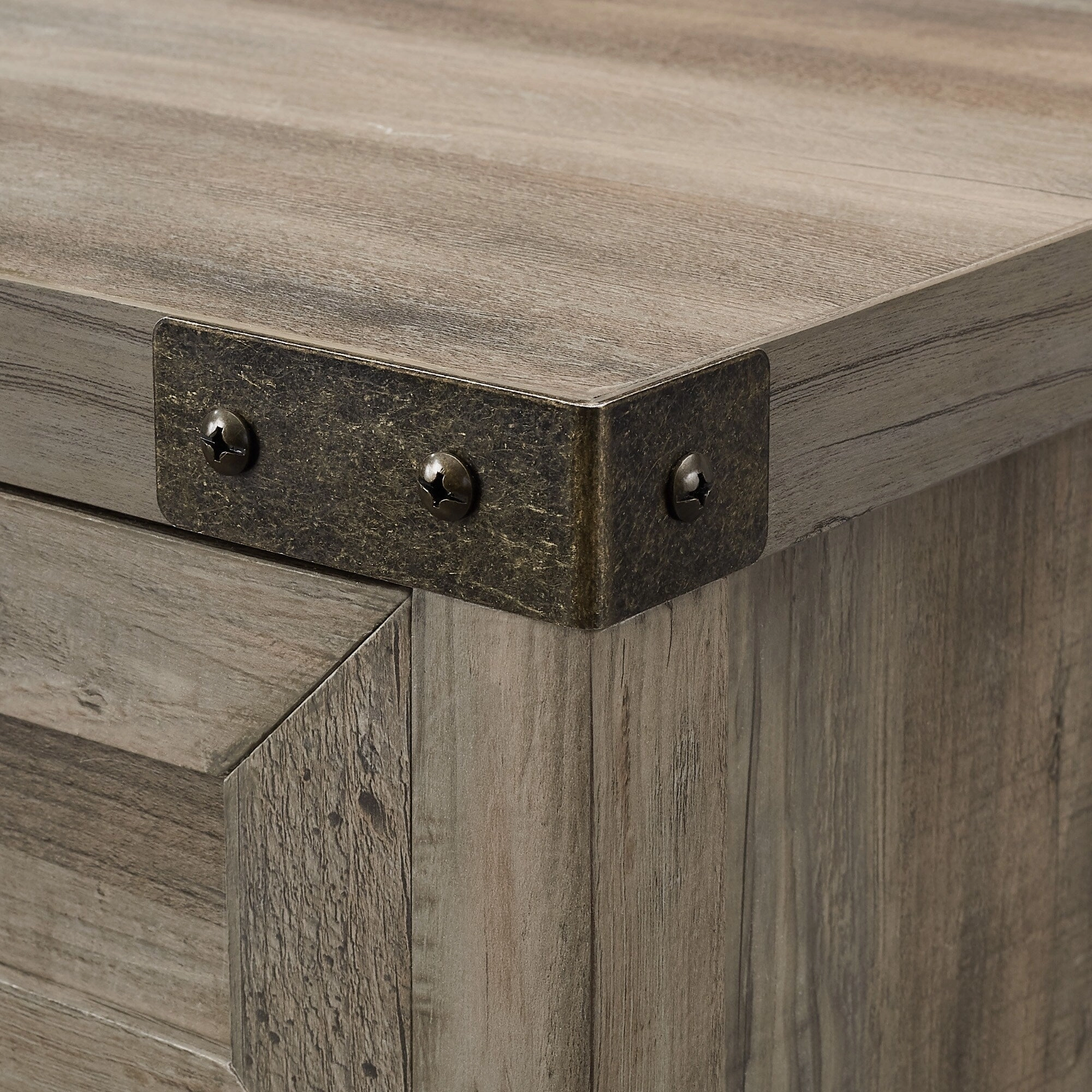 Middlebrook 30-inch Rustic Barn Door Accent Cabinet