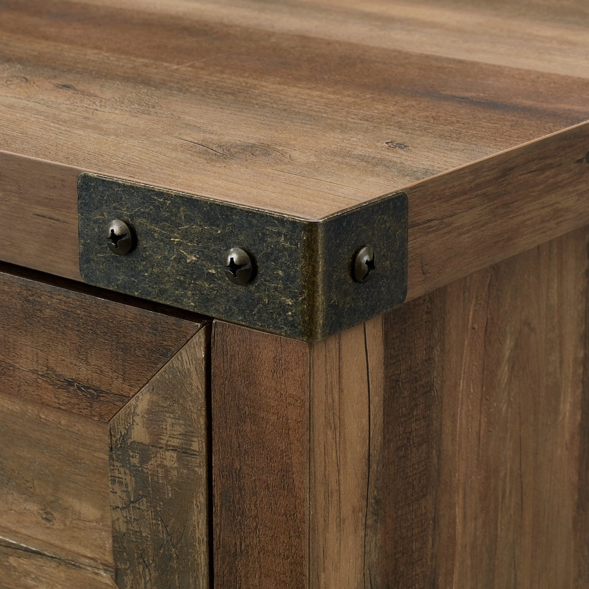 Middlebrook 30-inch Rustic Barn Door Accent Cabinet