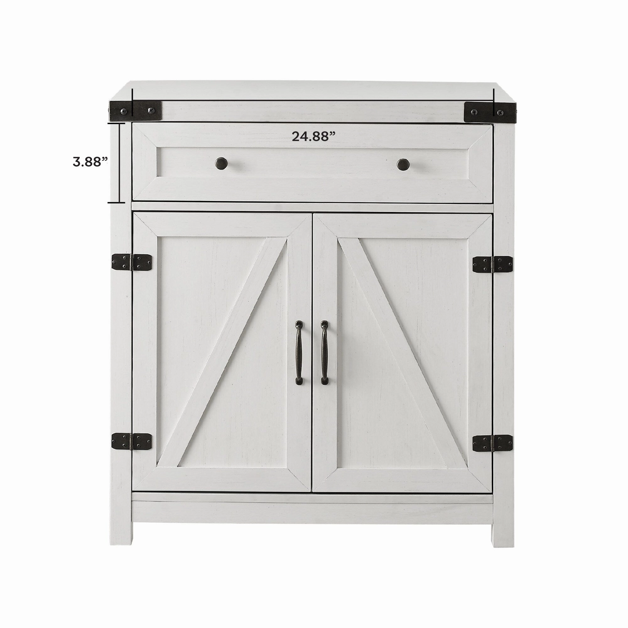 Middlebrook 30-inch Rustic Barn Door Accent Cabinet