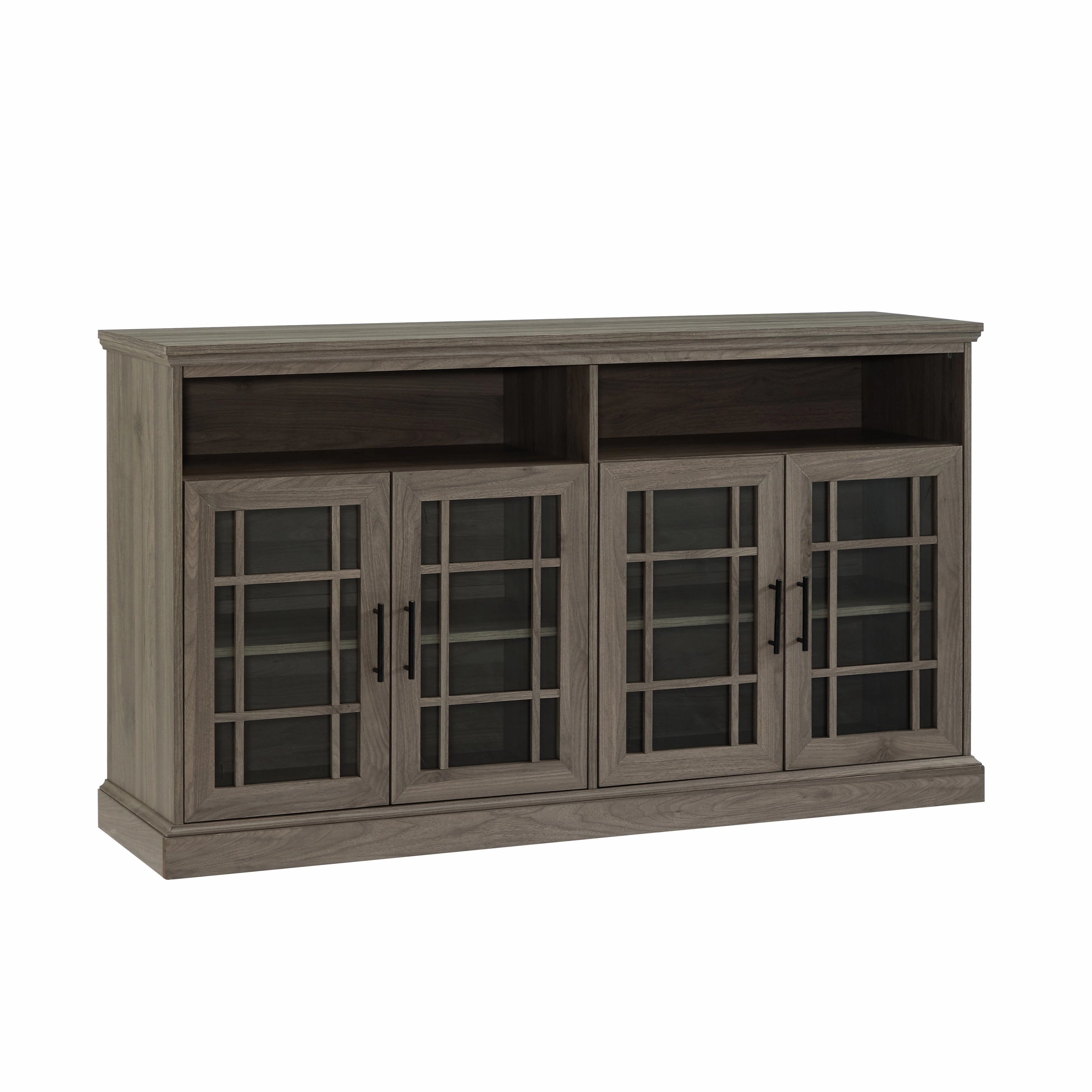 Middlebrook 58-inch Framed Glass 4-Door TV Stand