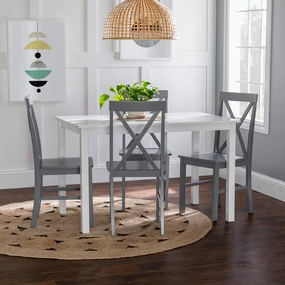 Middlebrook 5-Piece Dining Set with X-Back Side Chairs