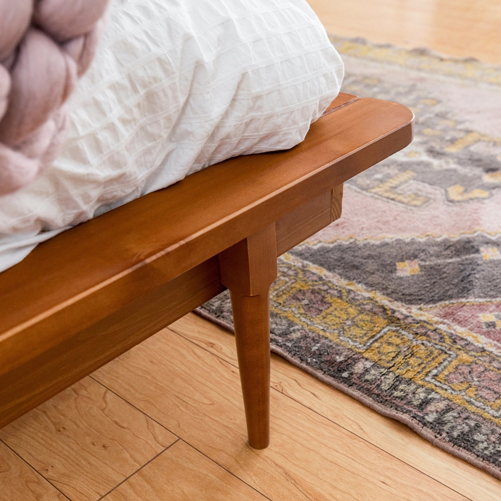 Middlebrook Blaney Solid Wood Spindle Platform Bed