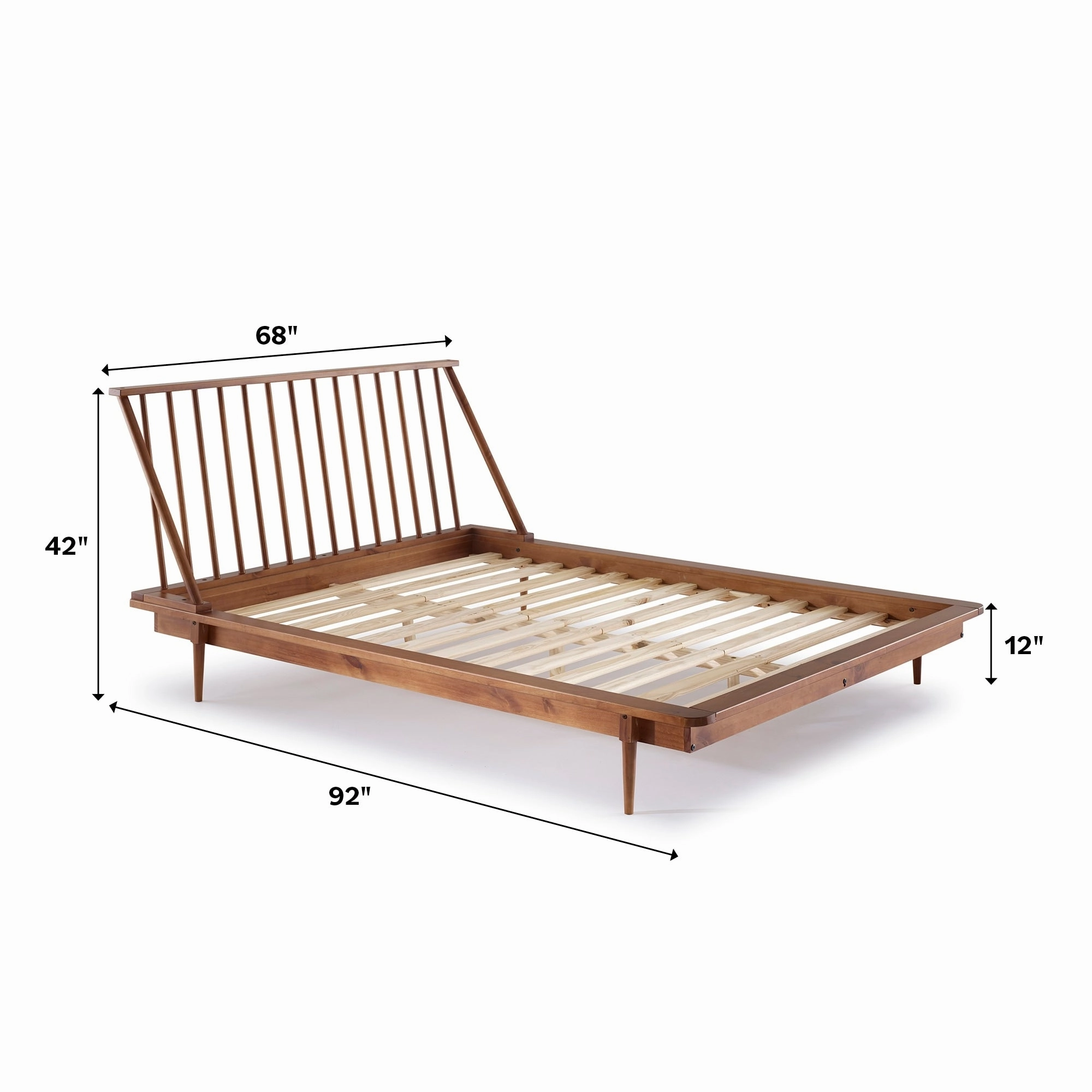 Middlebrook Blaney Solid Wood Spindle Platform Bed