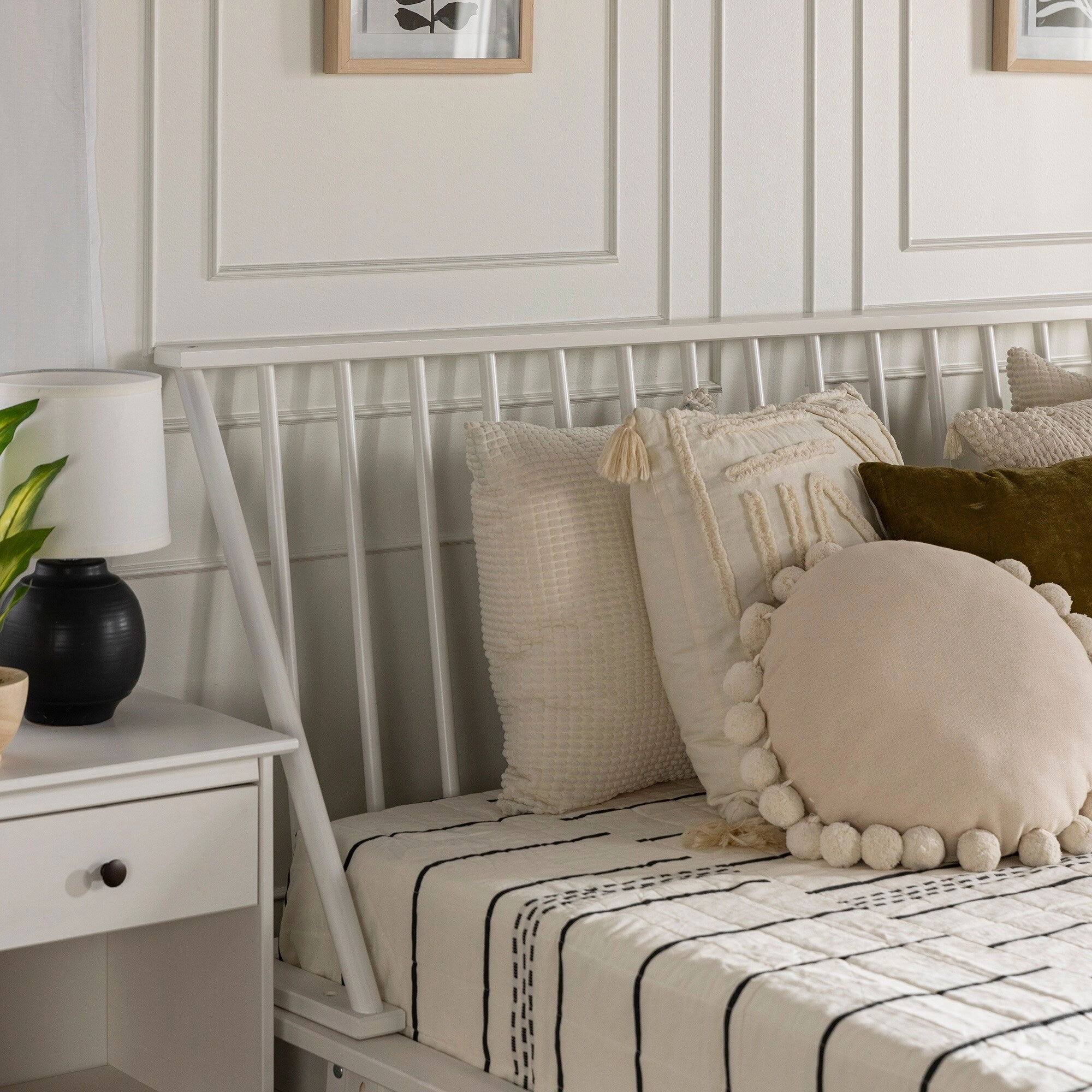 Middlebrook Blaney Solid Wood Spindle Platform Bed